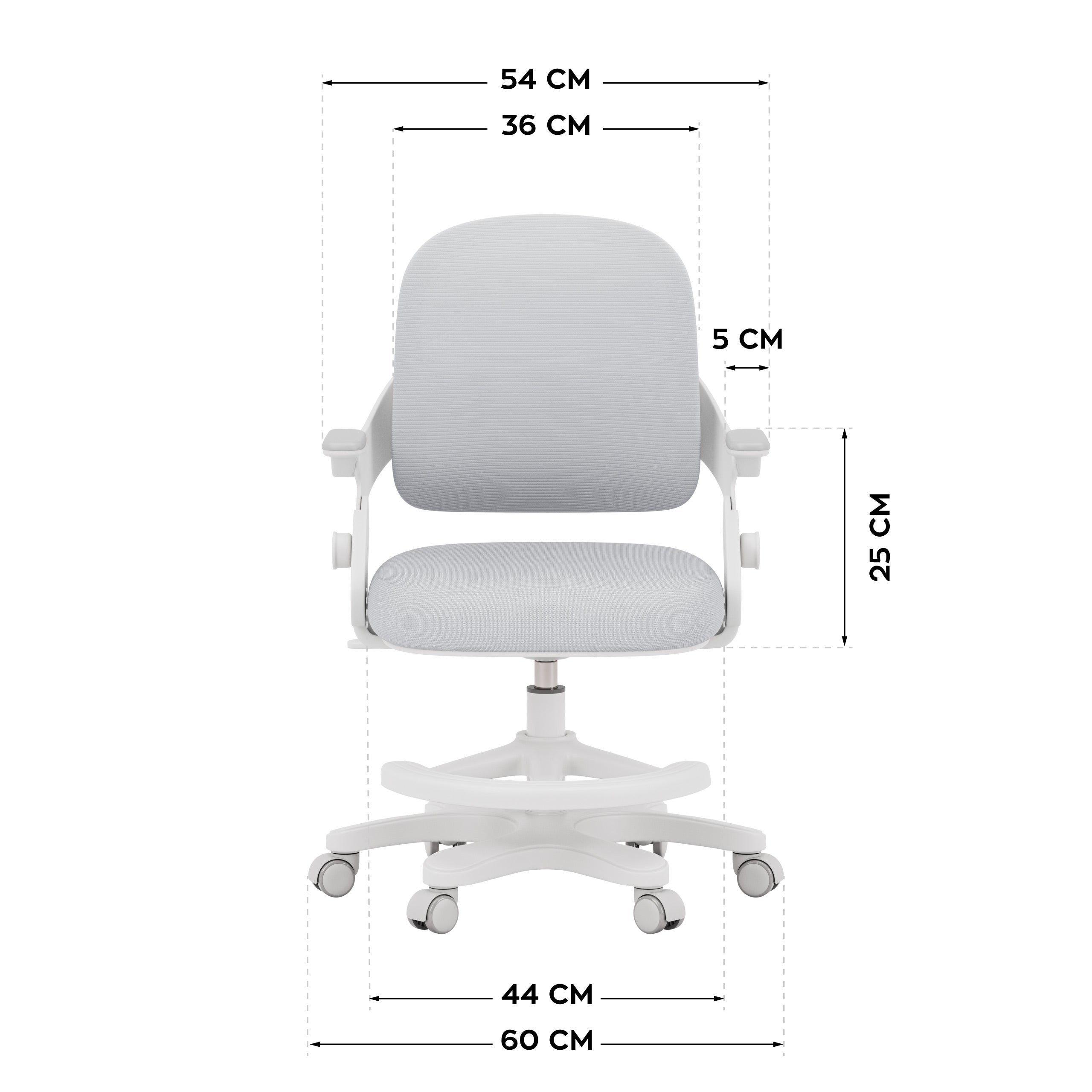 Fotel do biurka dla dziecka Mark Adler Junior 4.3 Grey
