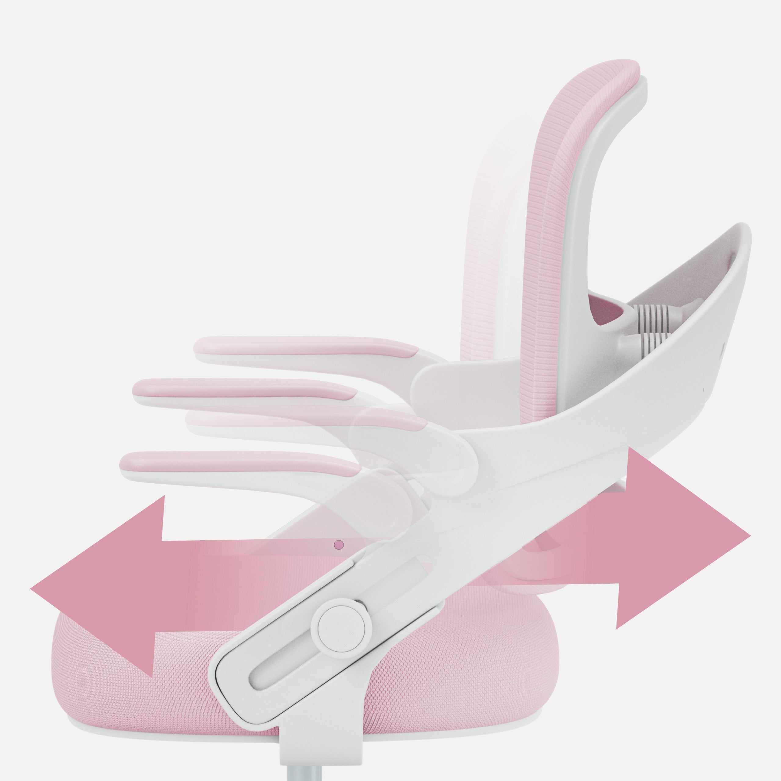 OUTLET Fotel do biurka dla dziecka Mark Adler Junior 4.3 Pink