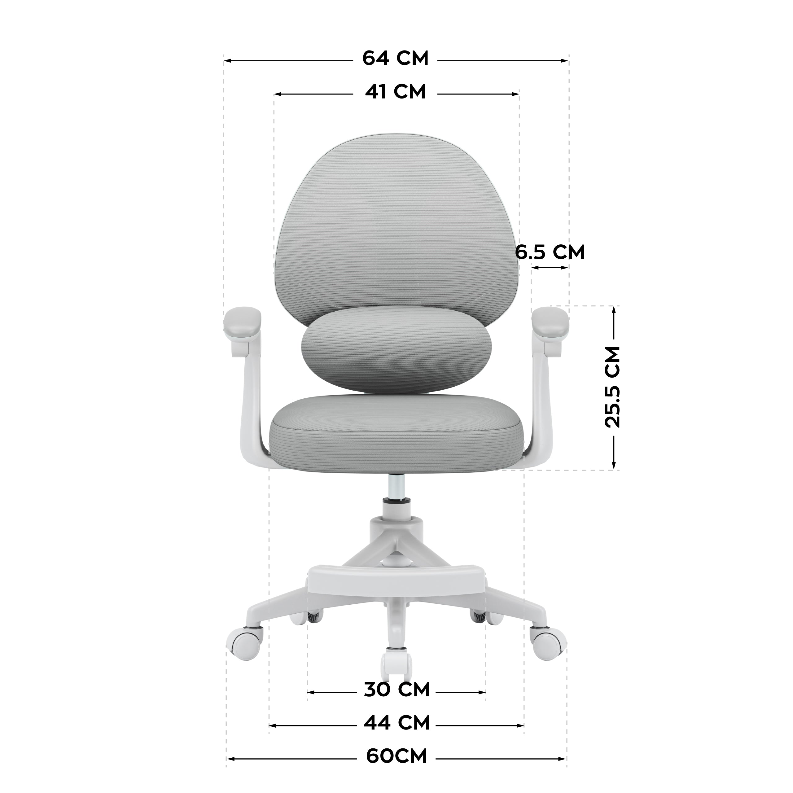 OUTLET Fotel regulowany dla dziecka Mark Adler Junior 4.5 Grey
