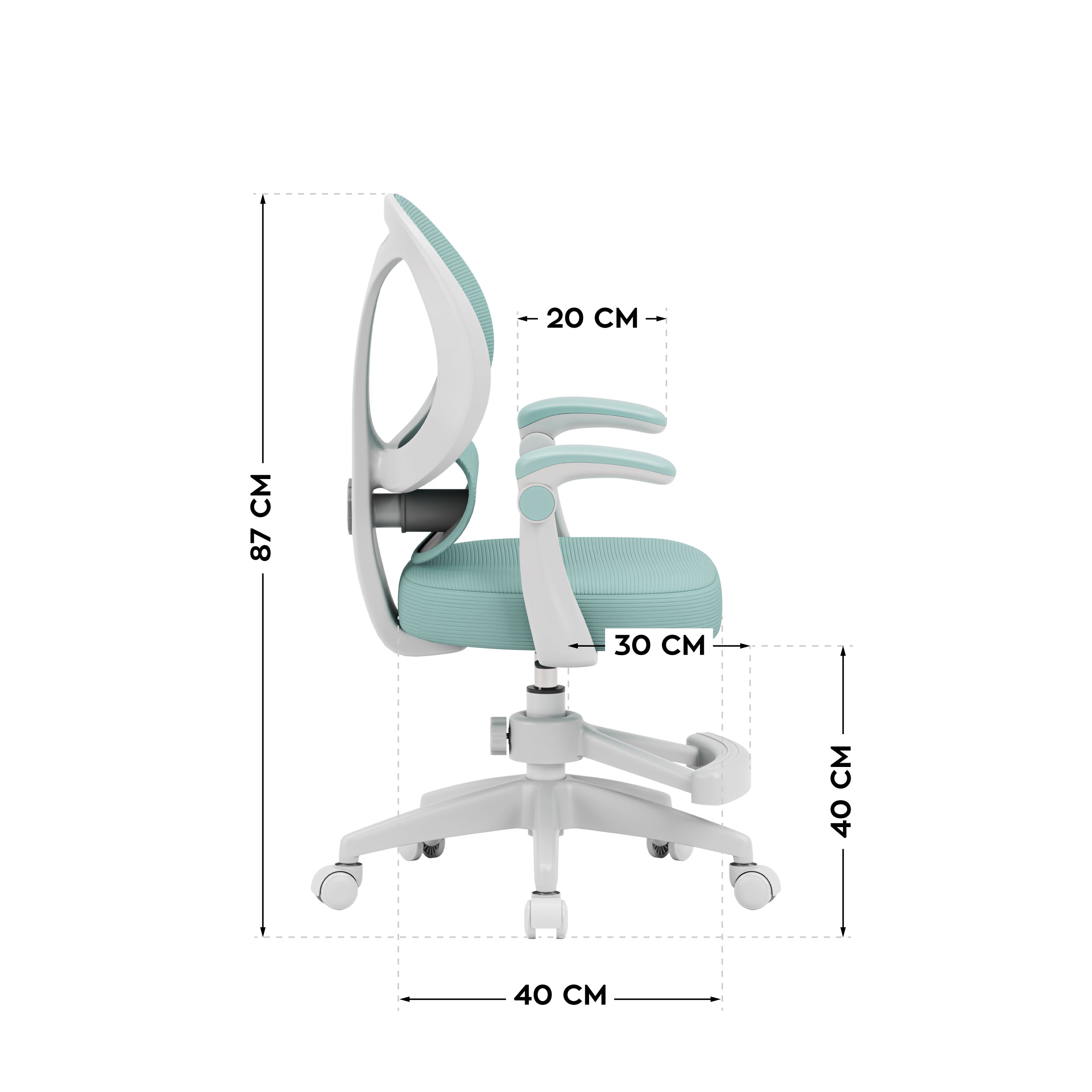 Fotel regulowany dla dziecka Mark Adler Junior 4.5 Mint