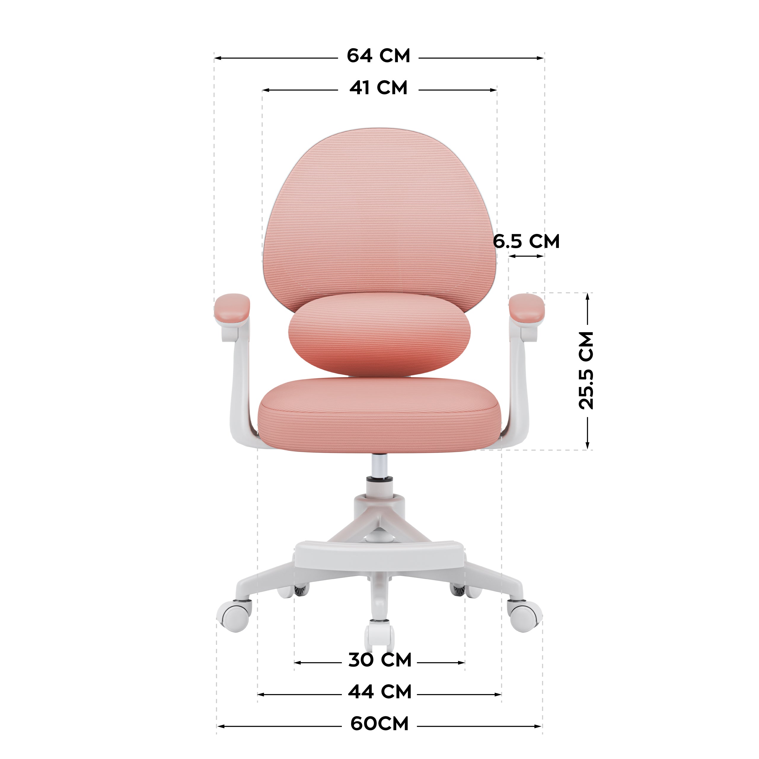 OUTLET Fotel regulowany dla dziecka Mark Adler Junior 4.5 Pink