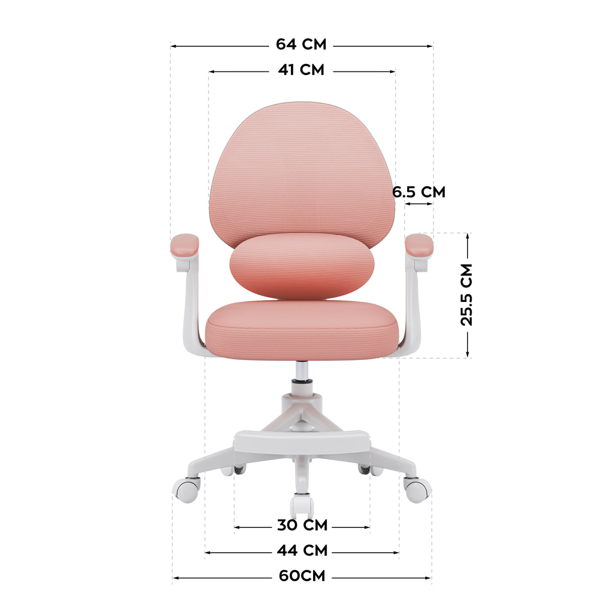 Fotel regulowany dla dziecka Mark Adler Junior 4.5 Pink