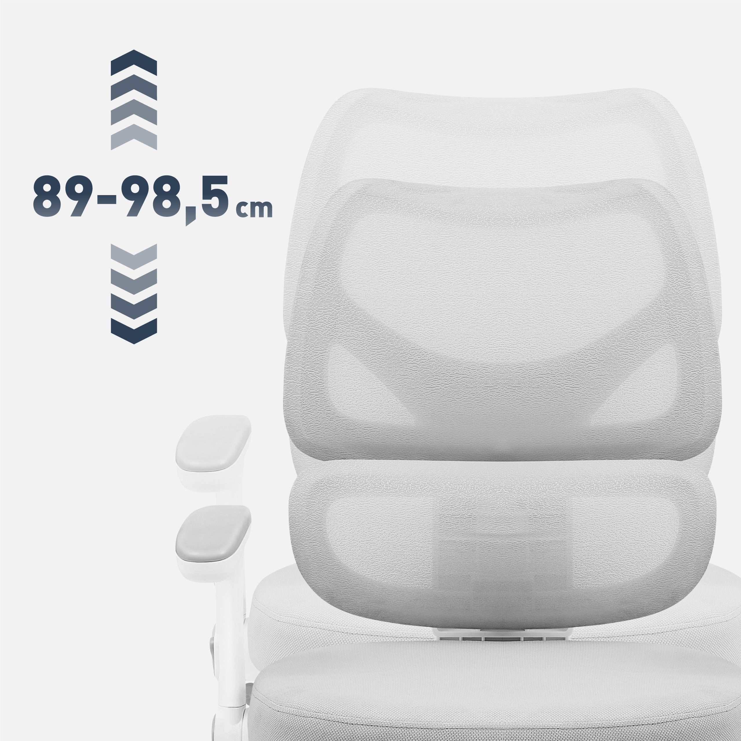 Regulowana wysokość oparcia