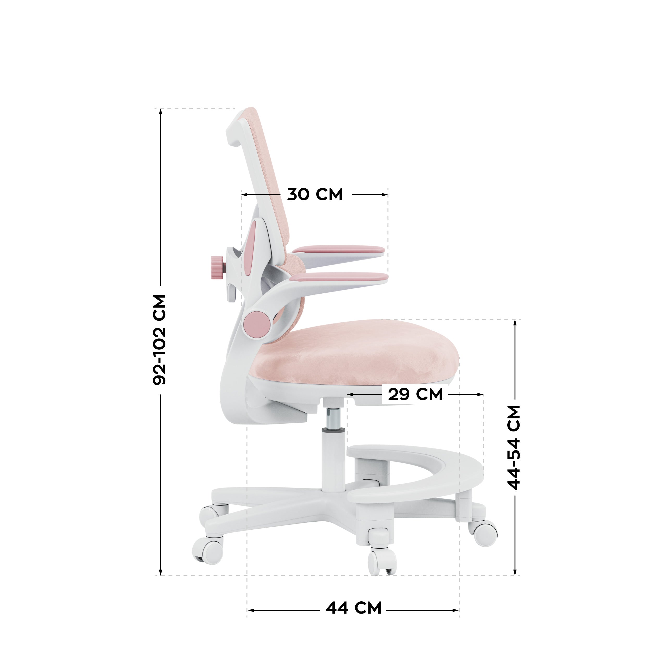 Fotel do biurka dla dziecka Mark Adler Junior 5.7 Pink