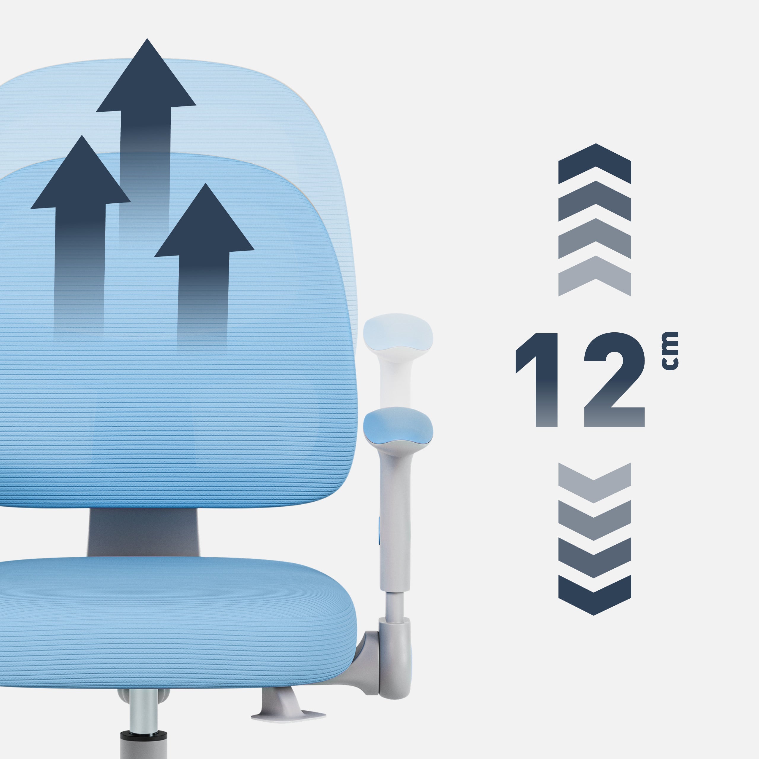 Fotel regulowany dla dziecka Mark Adler Junior 5.0 Blue