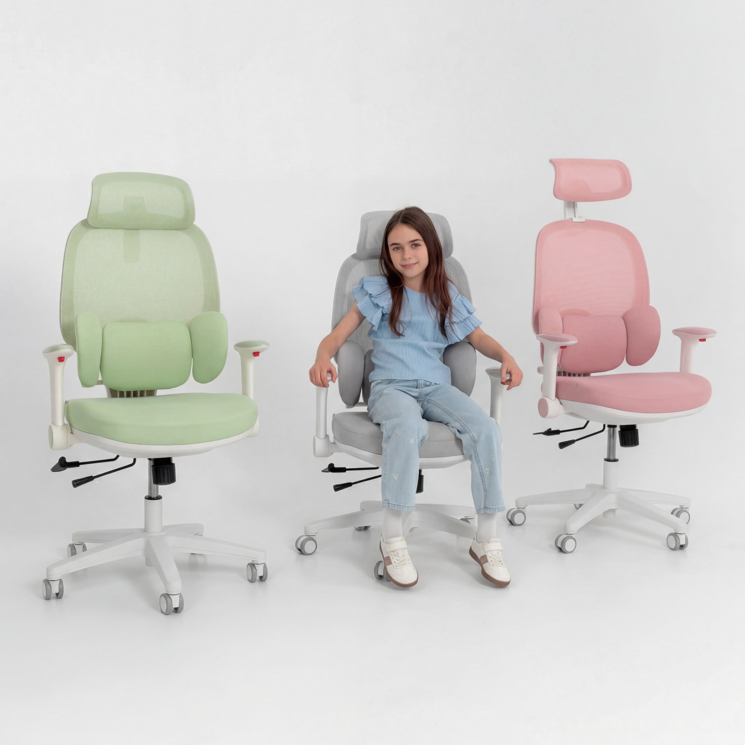 Ergonomiczny fotel dla dzieci Mark Adler Junior 6.3 Green