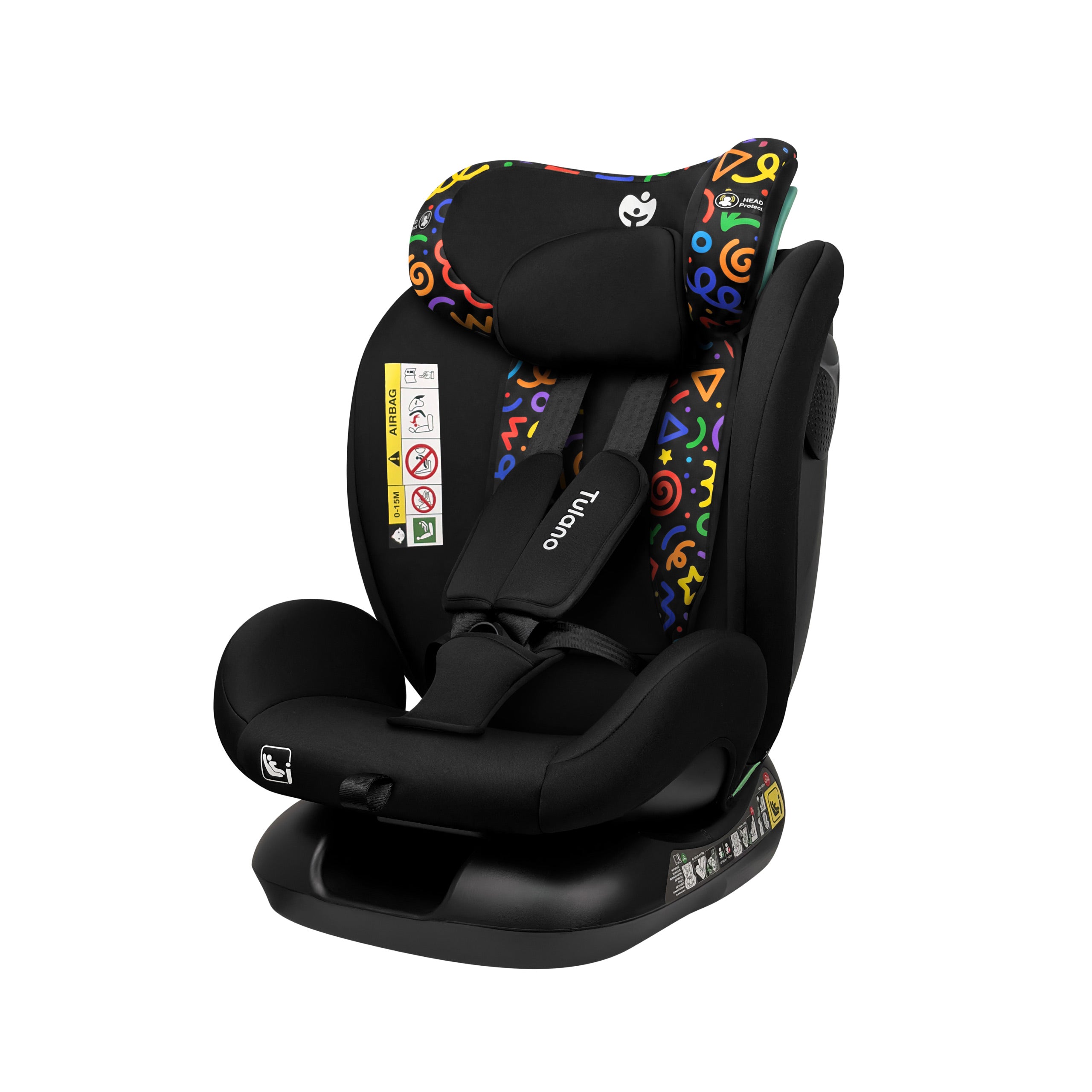 Fotelik samochodowy Tulano Loom 15 Black Loco