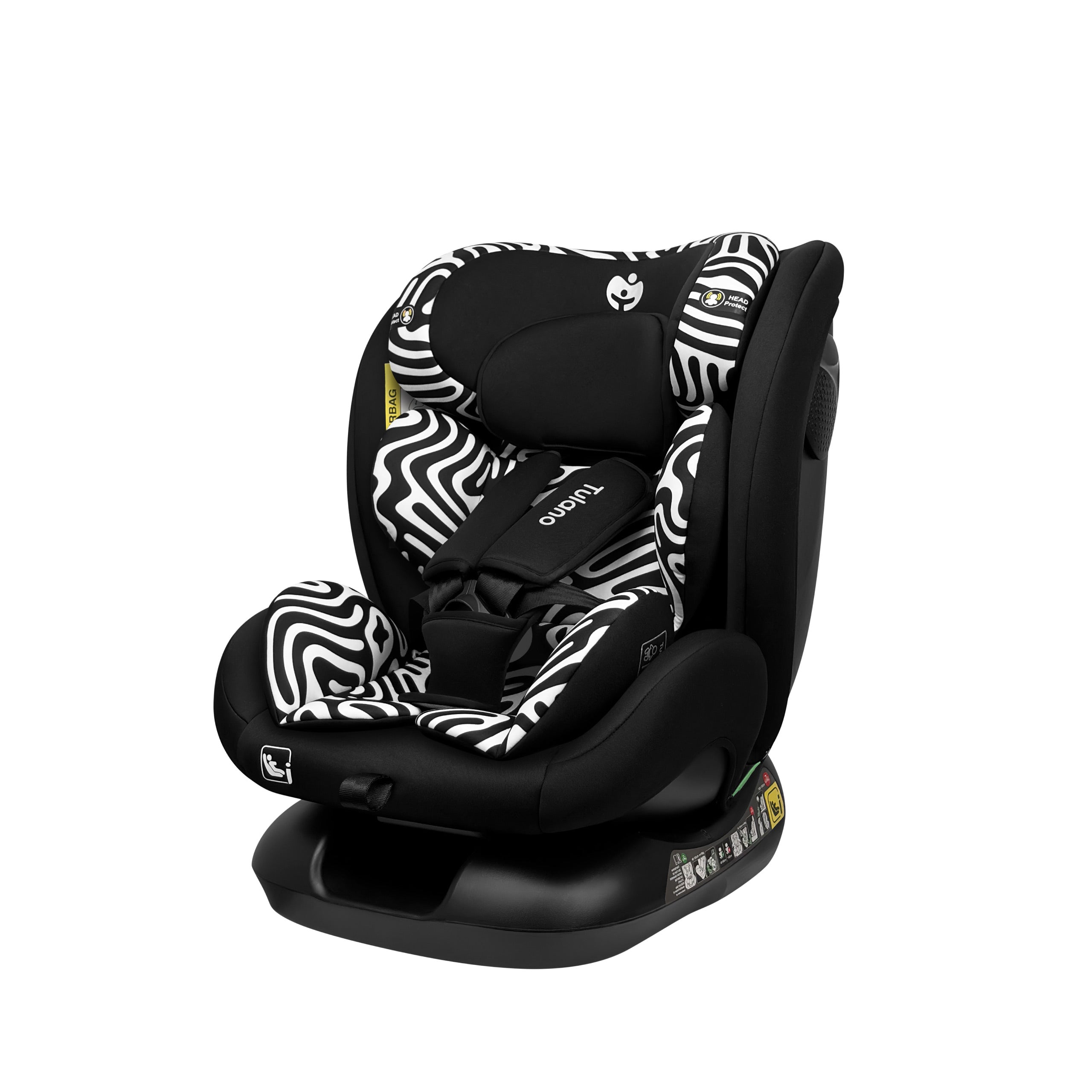 Fotelik samochodowy Tulano Loom 15 Black Mono
