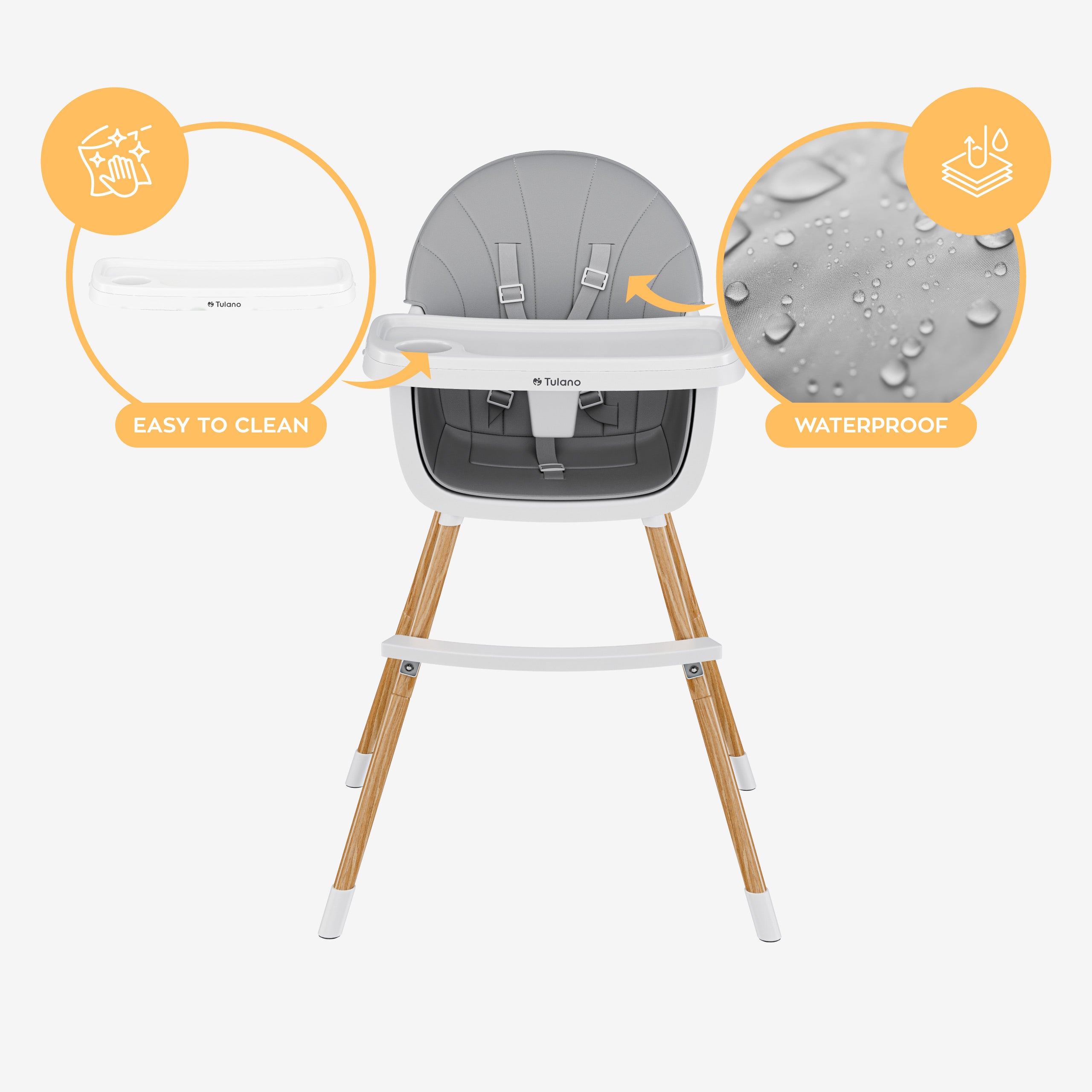 Ekspresowy w czyszczeniu fotelik do karmienia