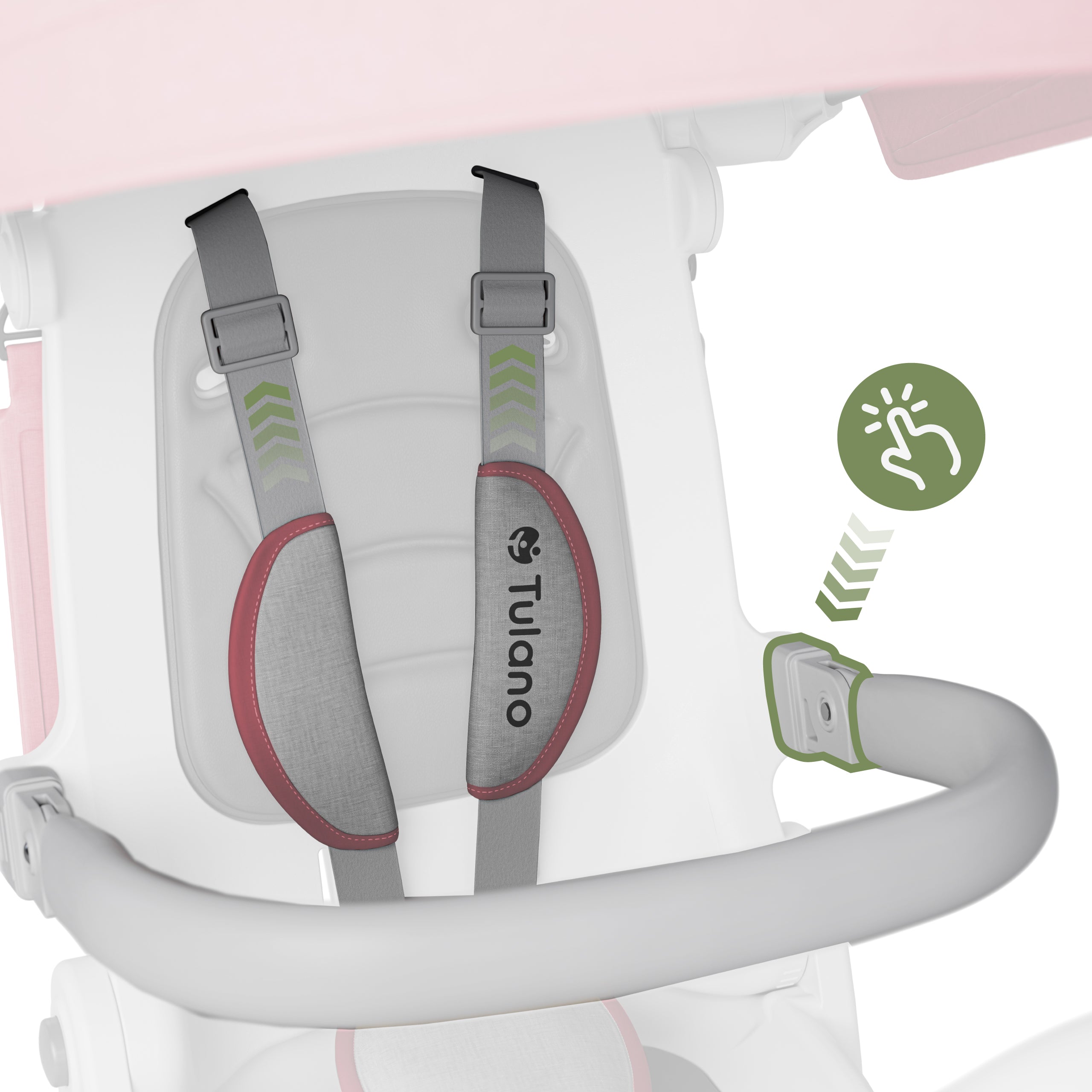 Rowerek trójkołowy Tulano 4w1 Noah 35 Pink