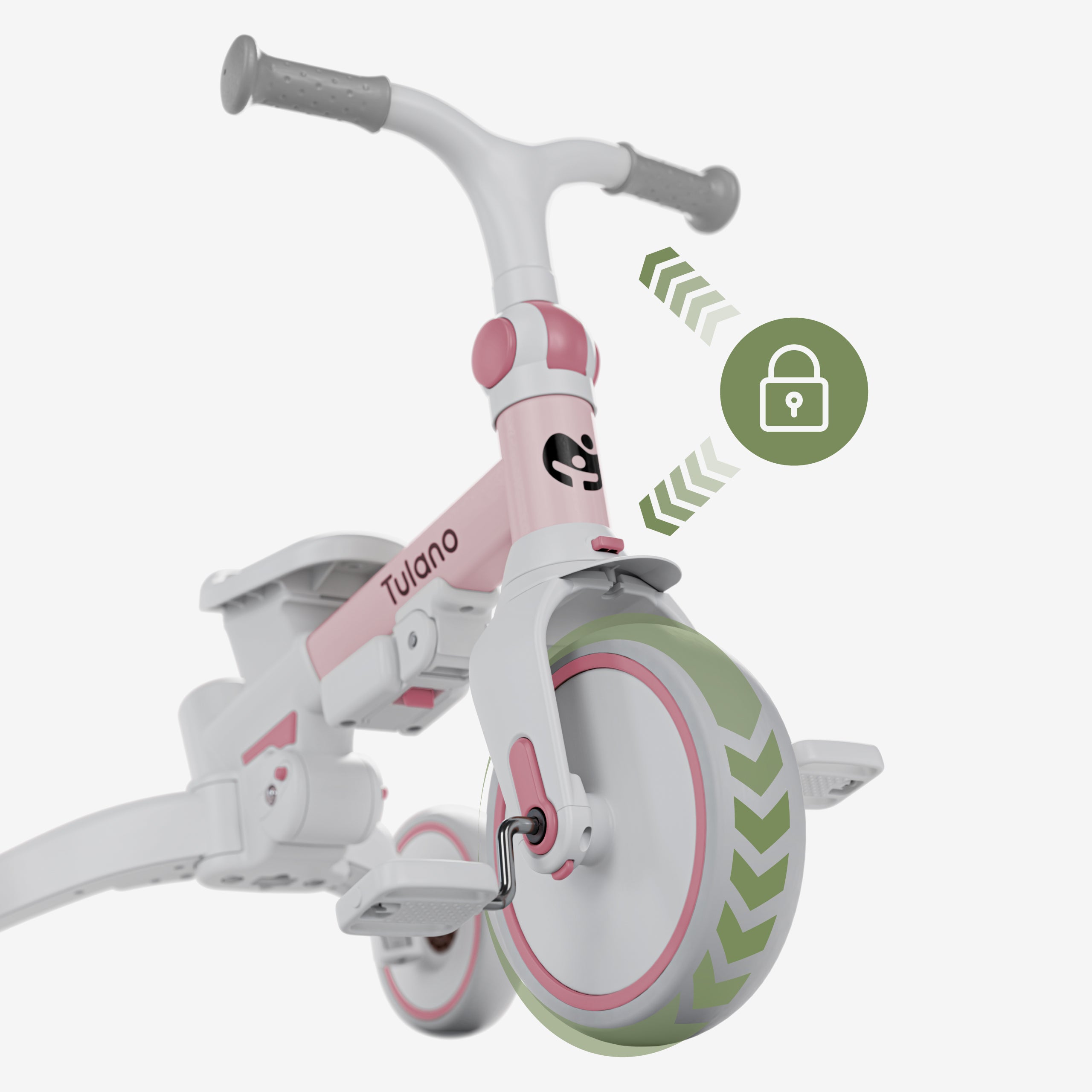 Rowerek trójkołowy Tulano 4w1 Noah 35 Pink