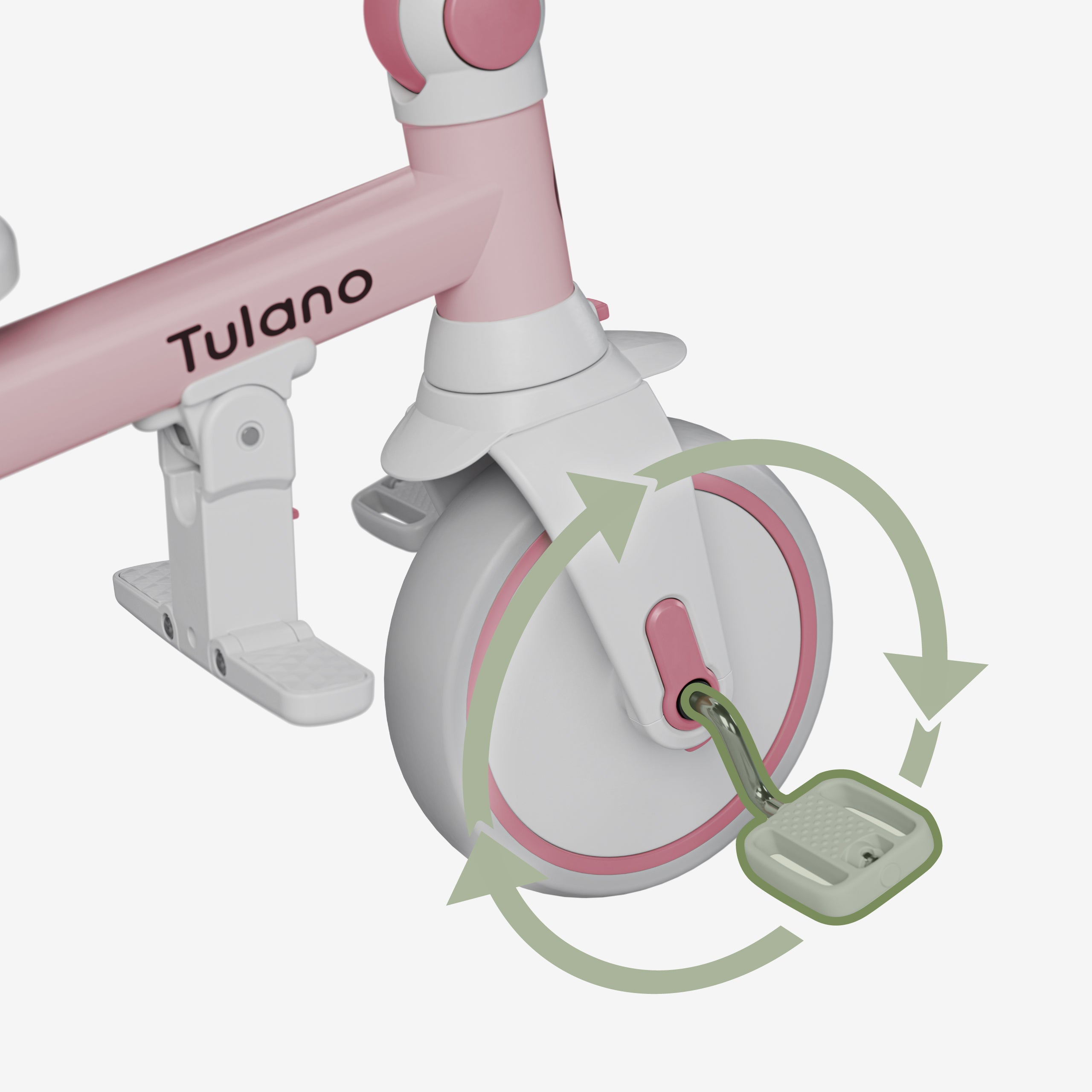 Rowerek trójkołowy Tulano 4w1 Noah 35 Pink