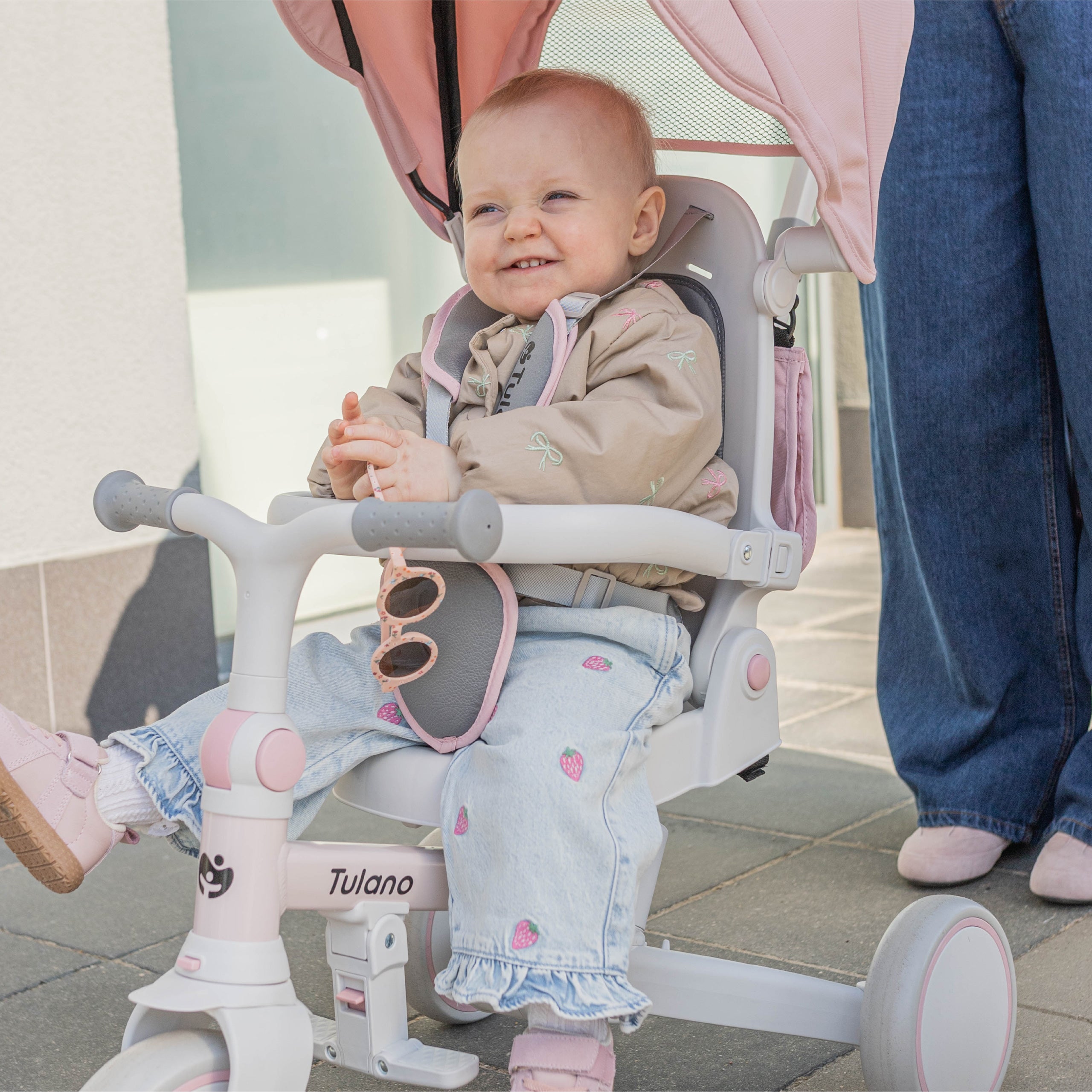 Rowerek trójkołowy Tulano 4w1 Noah 35 Pink