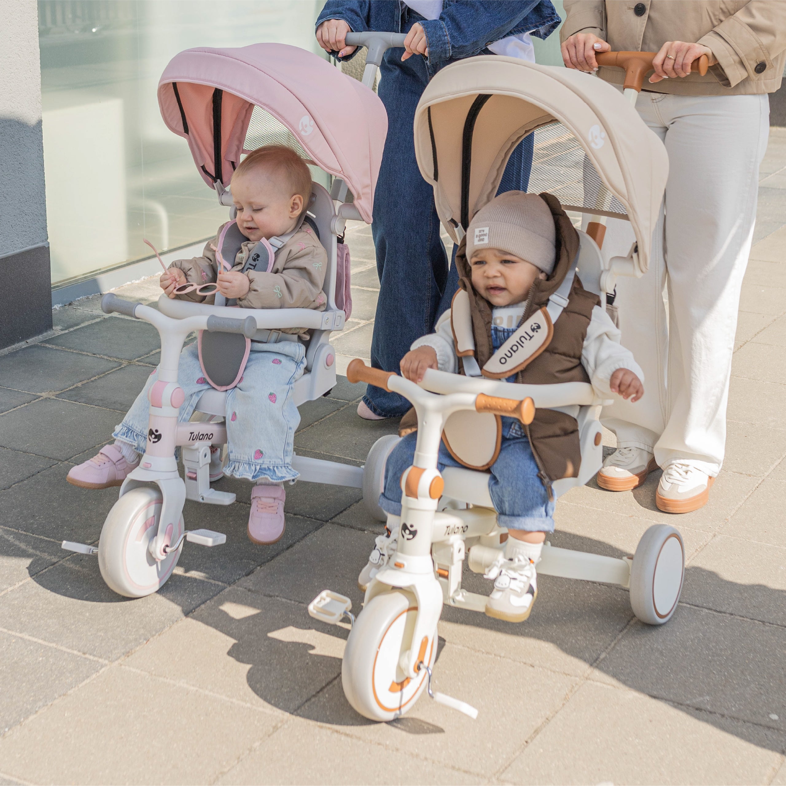 Rowerek trójkołowy Tulano 4w1 Noah 35 Pink