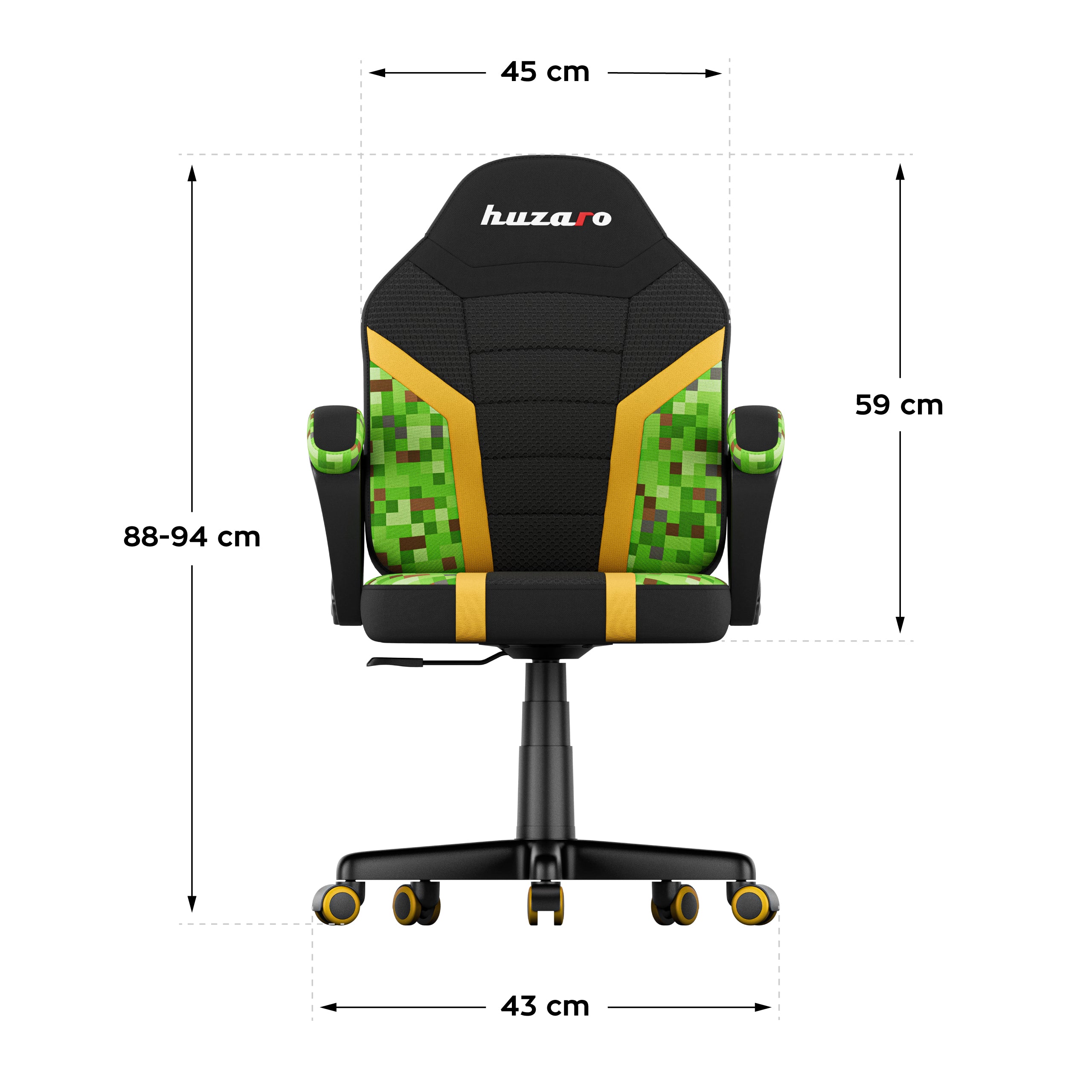 Fotel Gamingowy dla dziecka HUZARO RANGER 1.0 Pixel Mesh