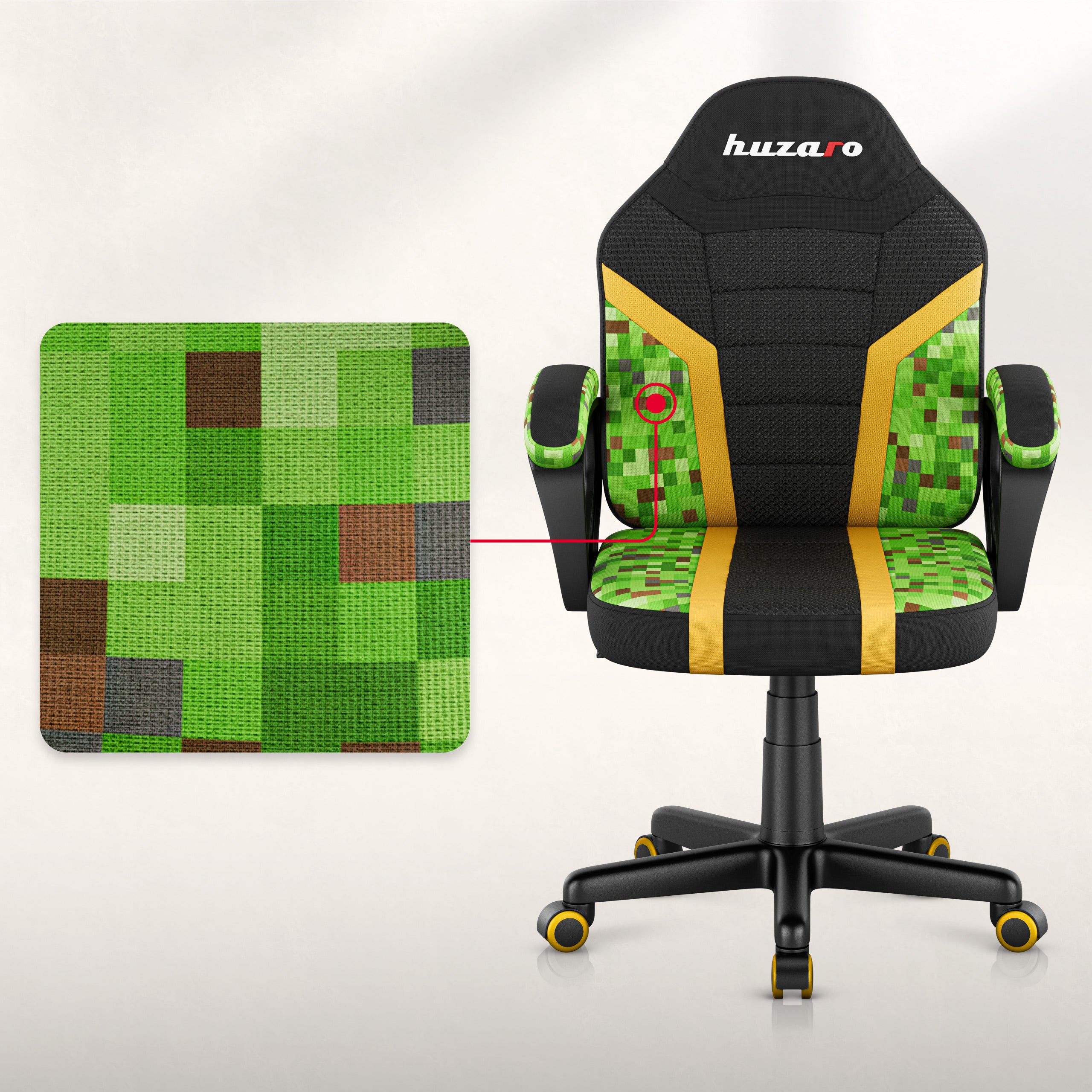 Fotel Gamingowy dla dziecka HUZARO RANGER 1.0 Pixel Mesh