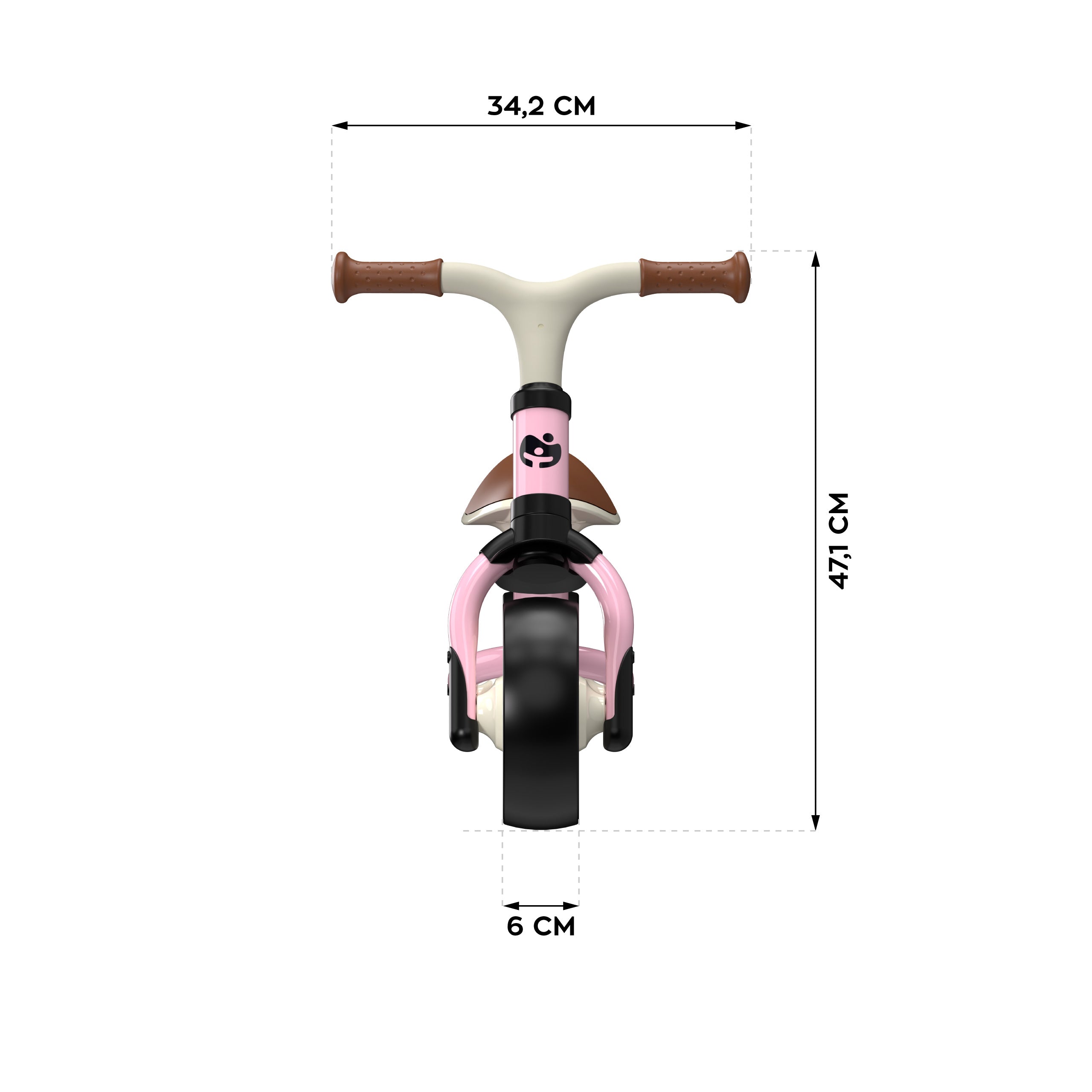 Rowerek biegowy Tulano Scout 15 Pink