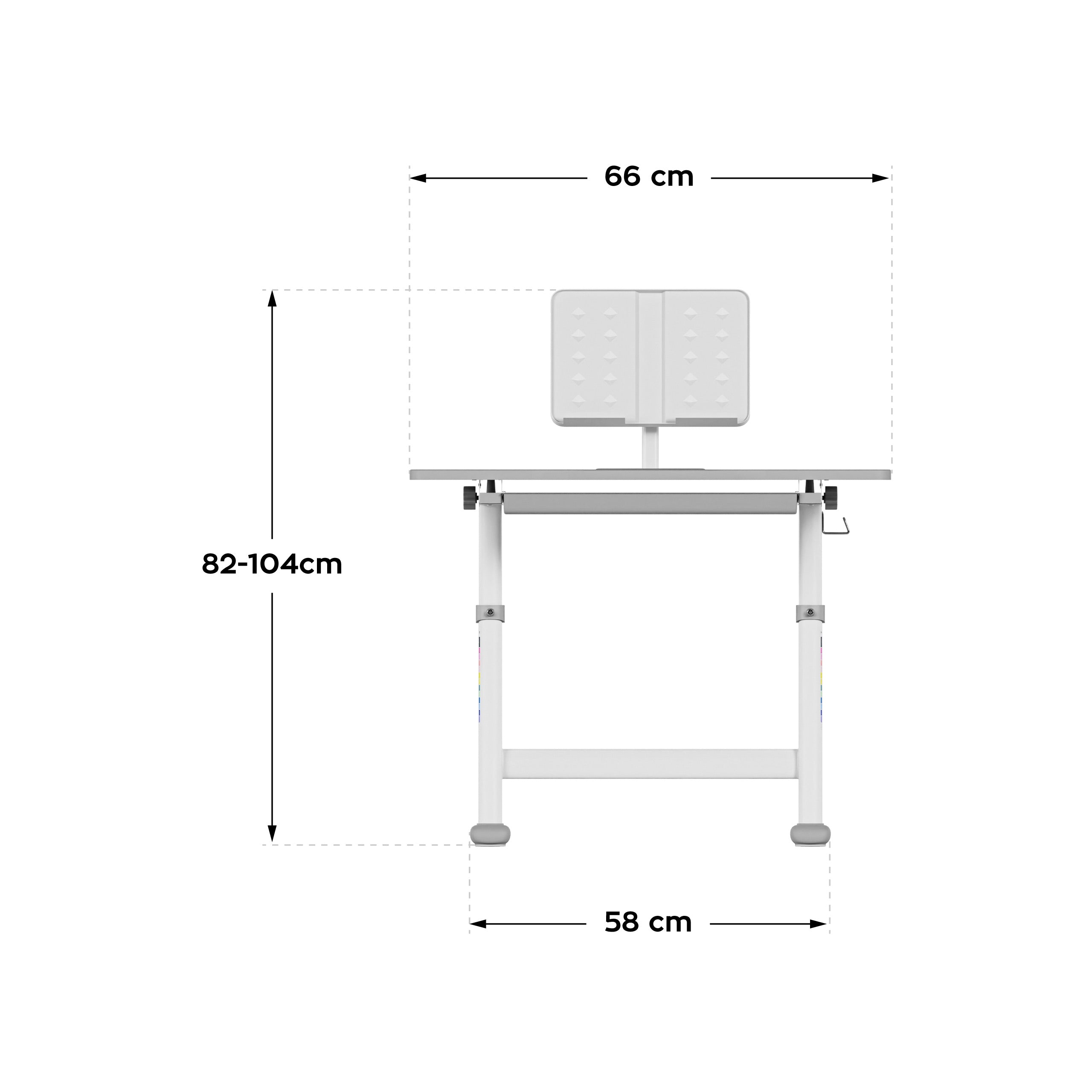 Ergonomiczne biurko dla dziecka Mark Adler Study 3.0 66 cm