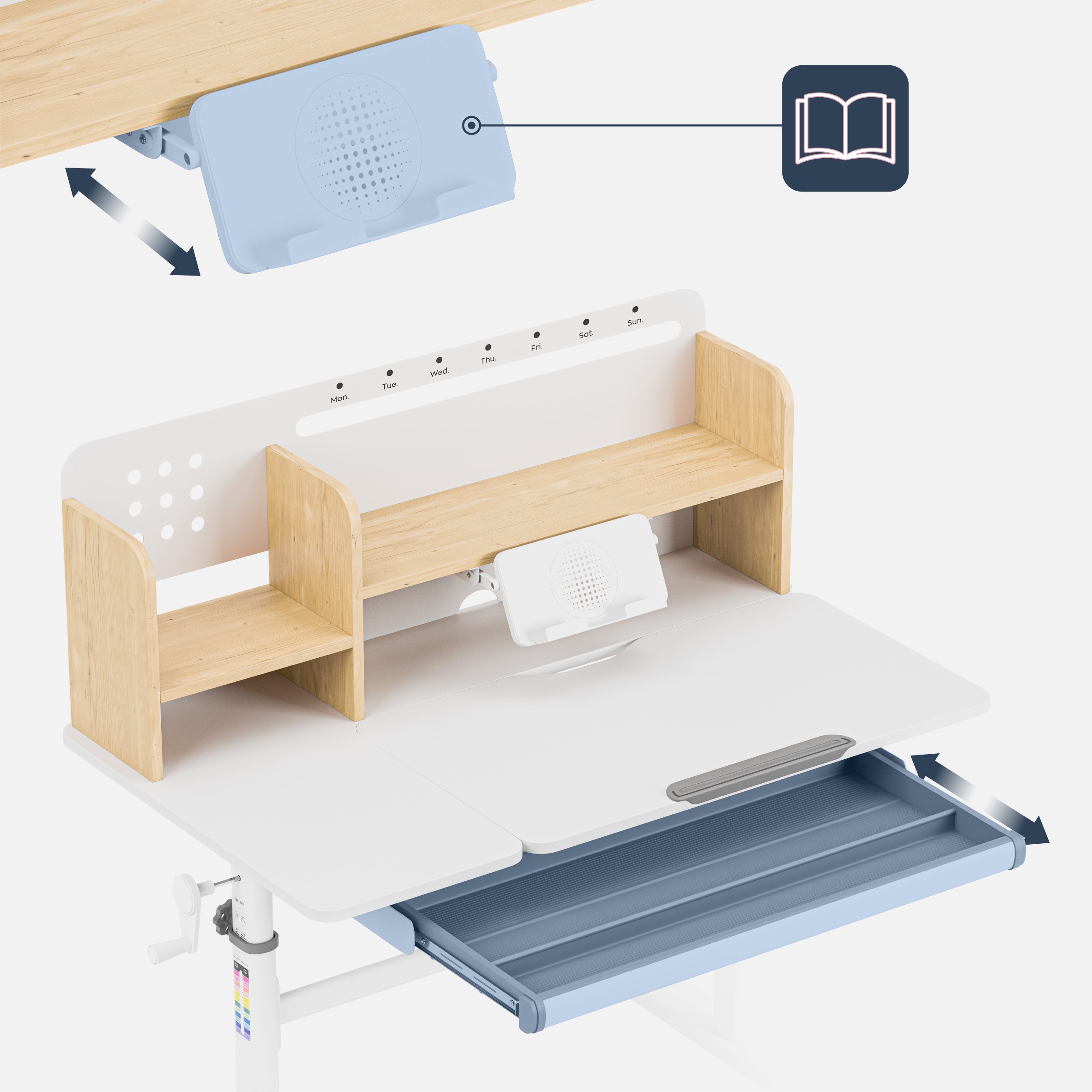 Biurko dla dzieci Mark Adler Study 5.7 Wood 100 cm