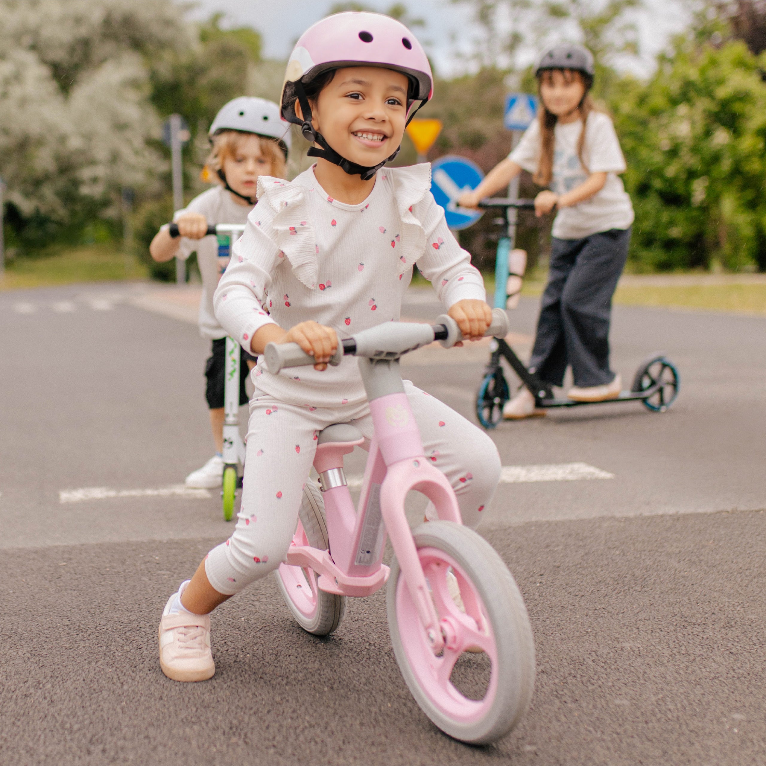 Rowerek biegowy Tulano Route 45 Pink