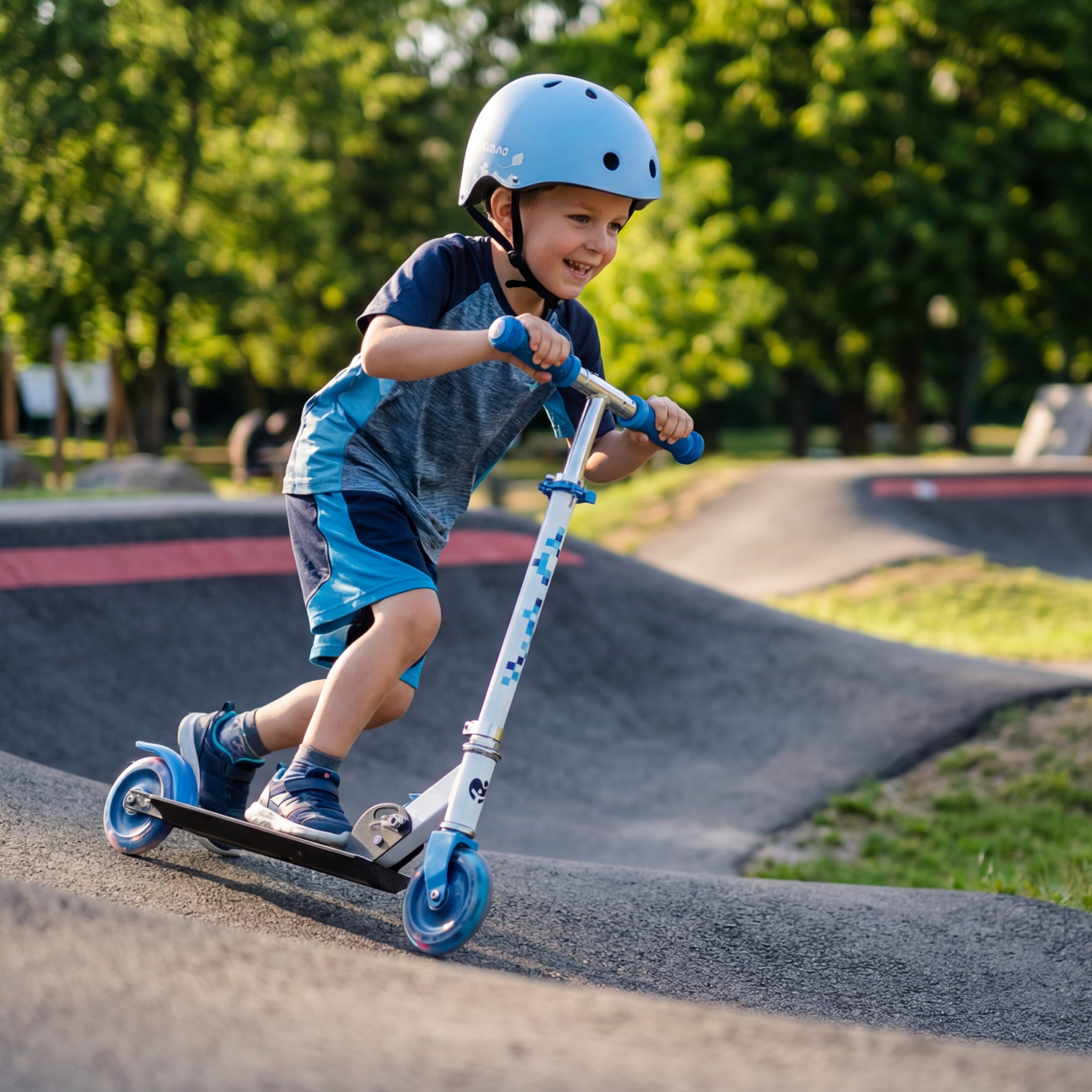 Hulajnoga dla dzieci Tulano Zigzag 35 Blue