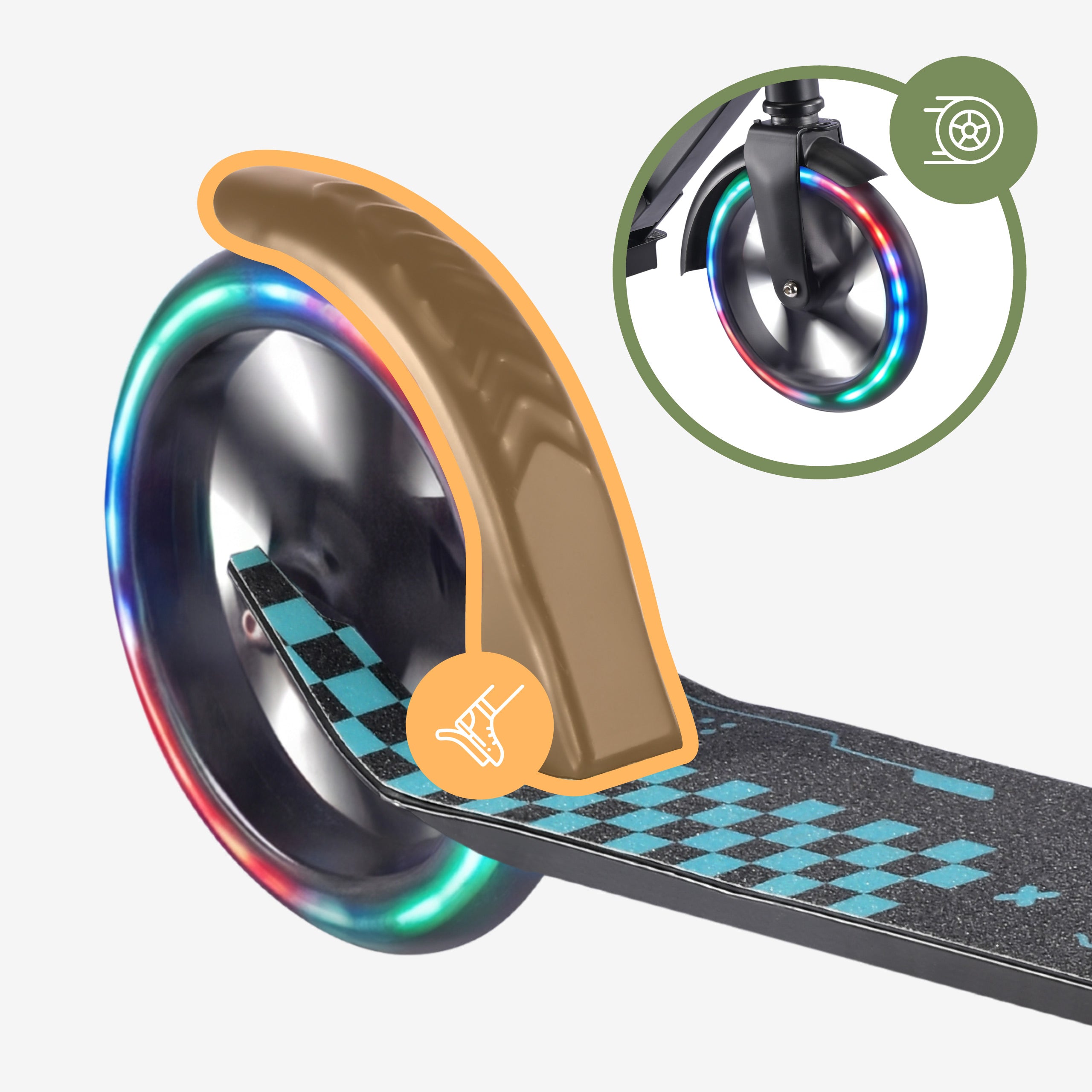 Hulajnoga dla dzieci Tulano Zigzag 45 Blue