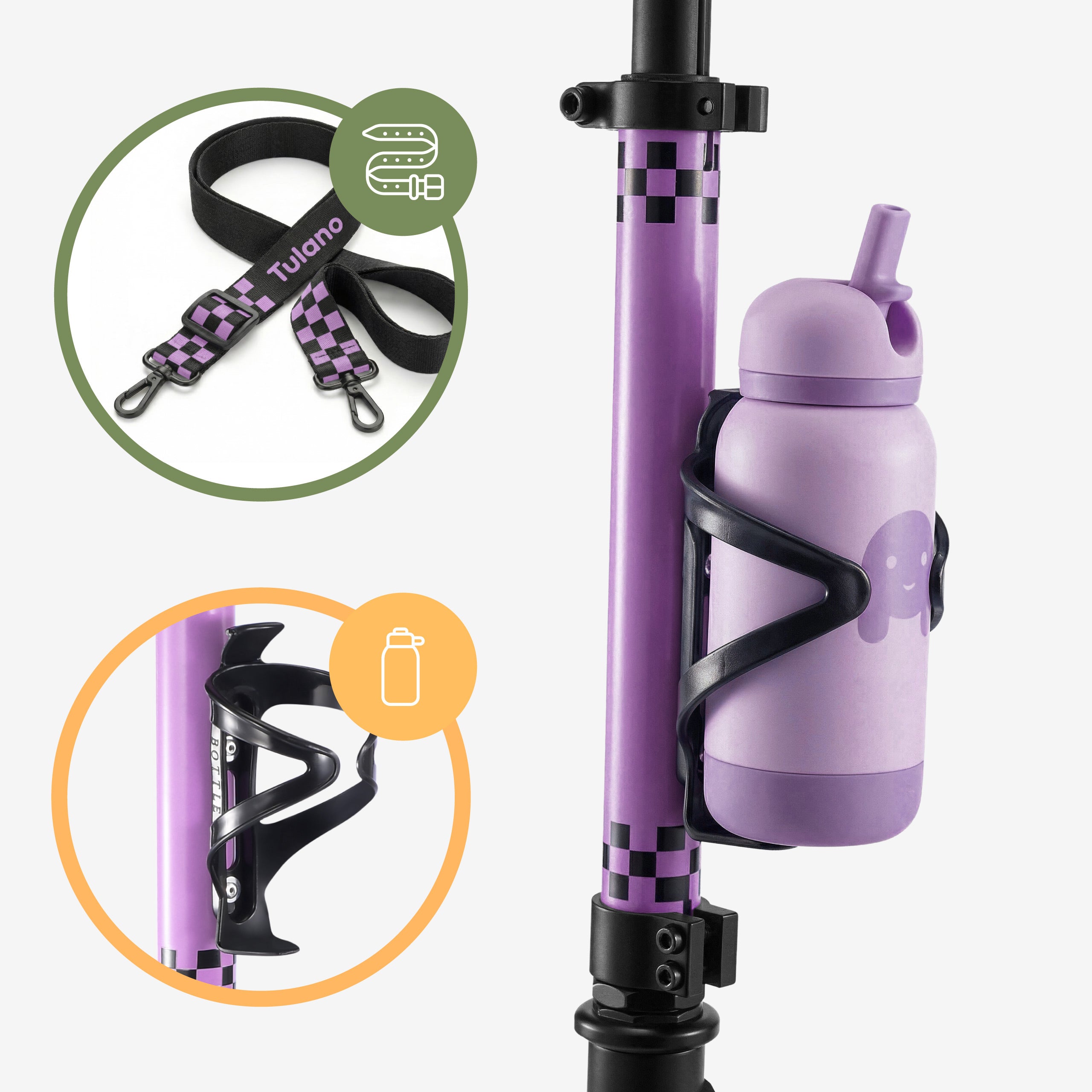 Hulajnoga dla dzieci Tulano Zigzag 45 Purple