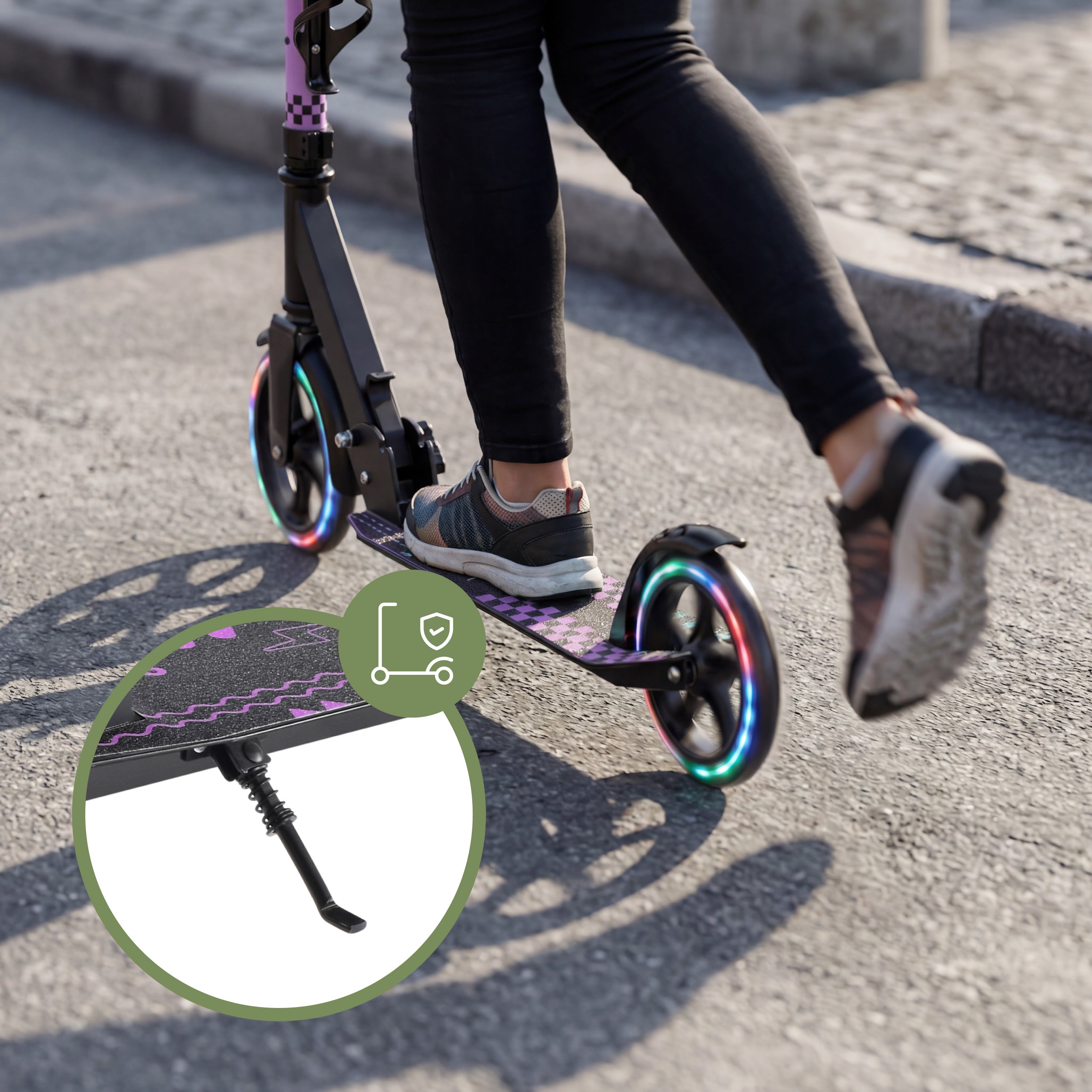 Hulajnoga dla dzieci Tulano Zigzag 45 Purple