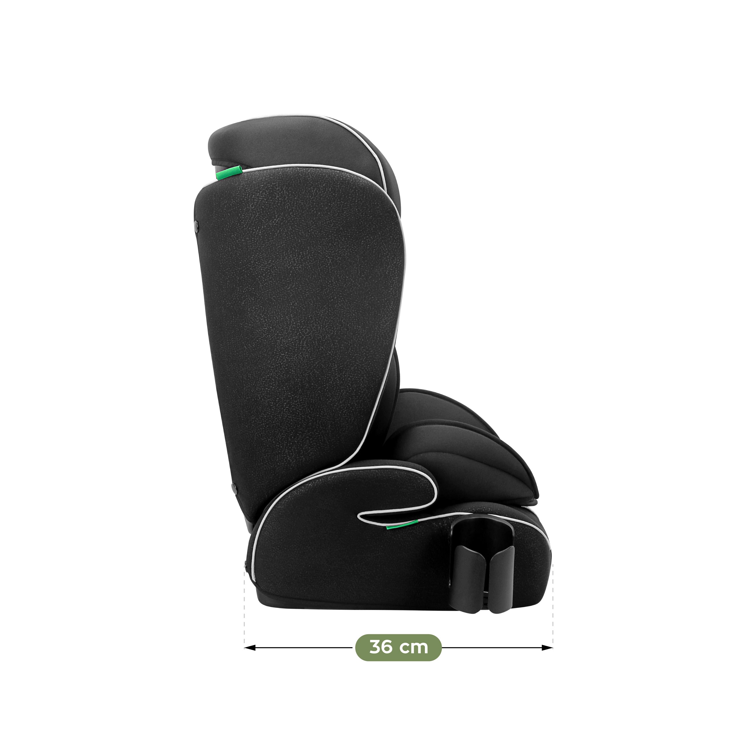 Fotelik samochodowy Tulano Zooma 25 Black 76 -150cm I-Size