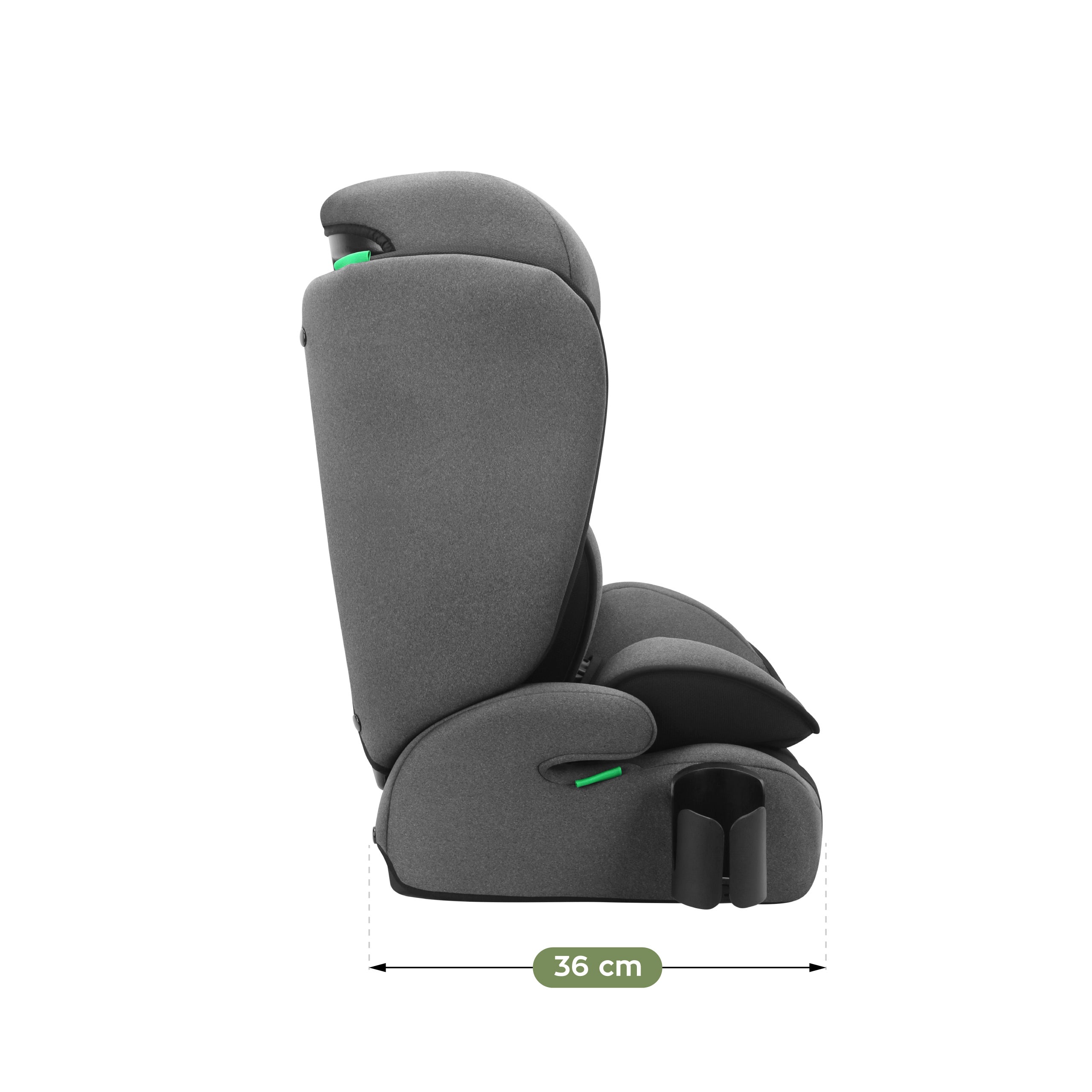 OUTLET Fotelik samochodowy Tulano Zooma 25 Grey - Black 76 -150cm I-Size