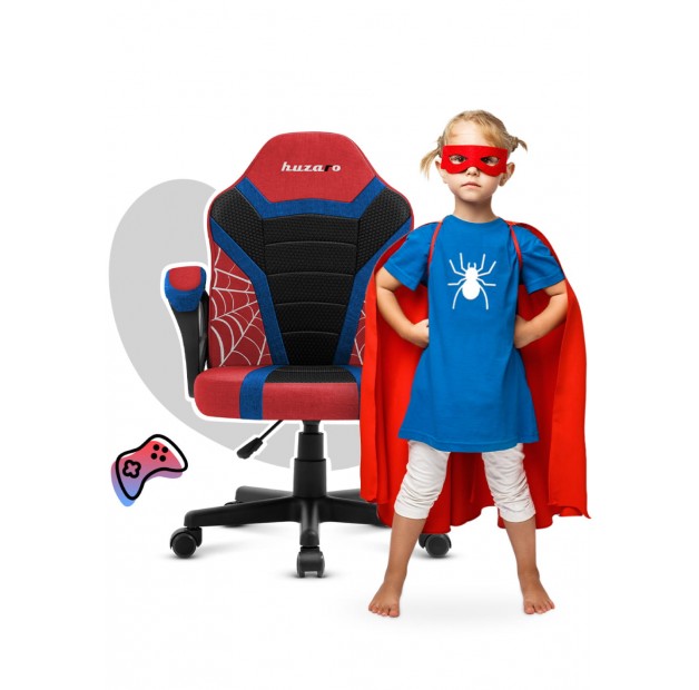 Fotel Gamingowy dla dziecka Huzaro Ranger 1.0 Mesh inspirowany spiderman