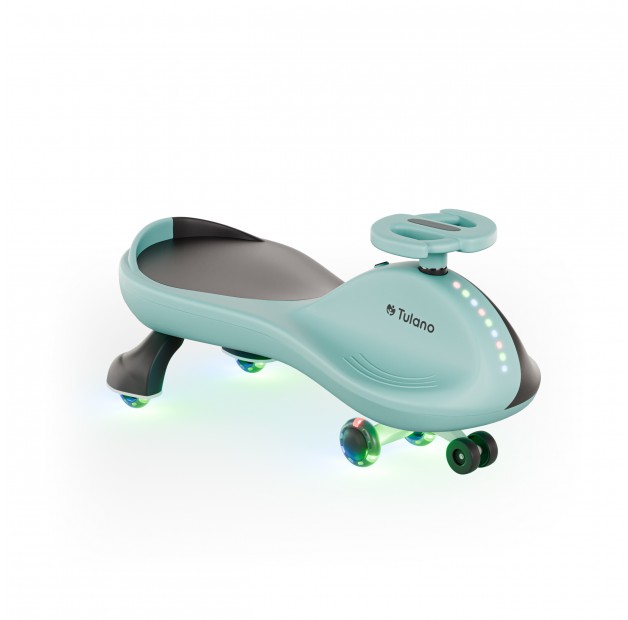 błękitny jeździk dla dzieci grawitacyjny LED Tulano Focus 35