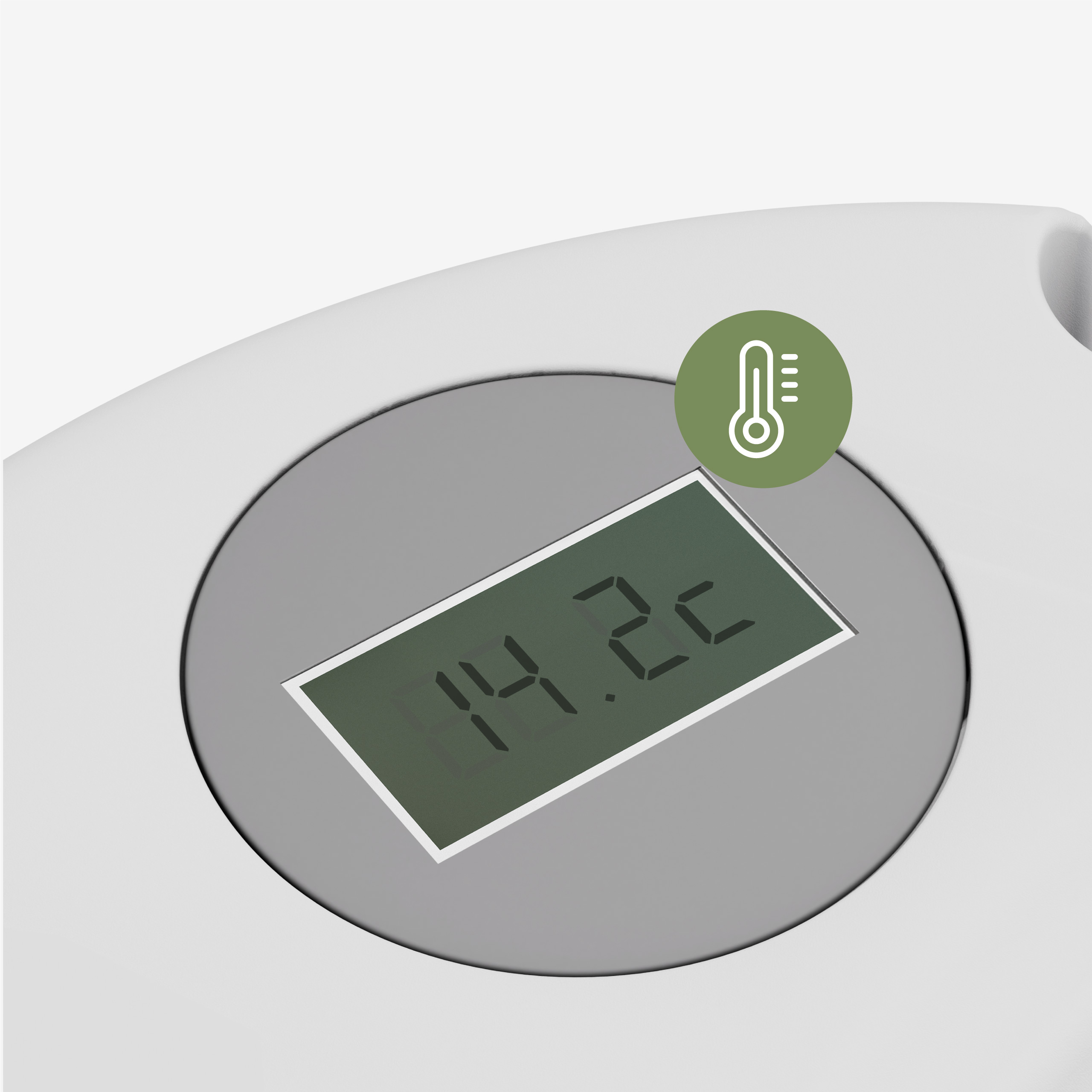 Wbudowany termometr z wanienką