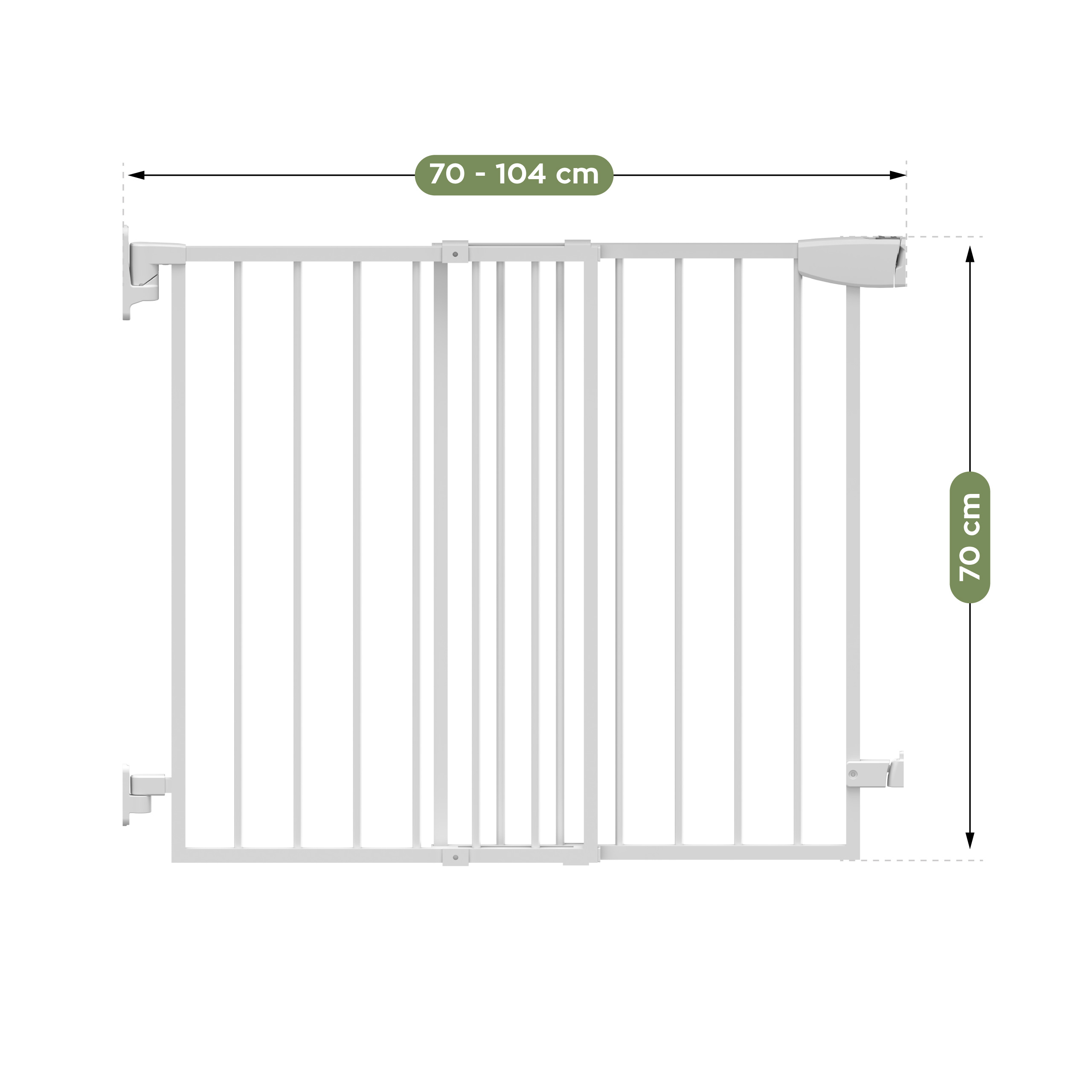 Wymiary bramki ochronnej Tulano Guardian