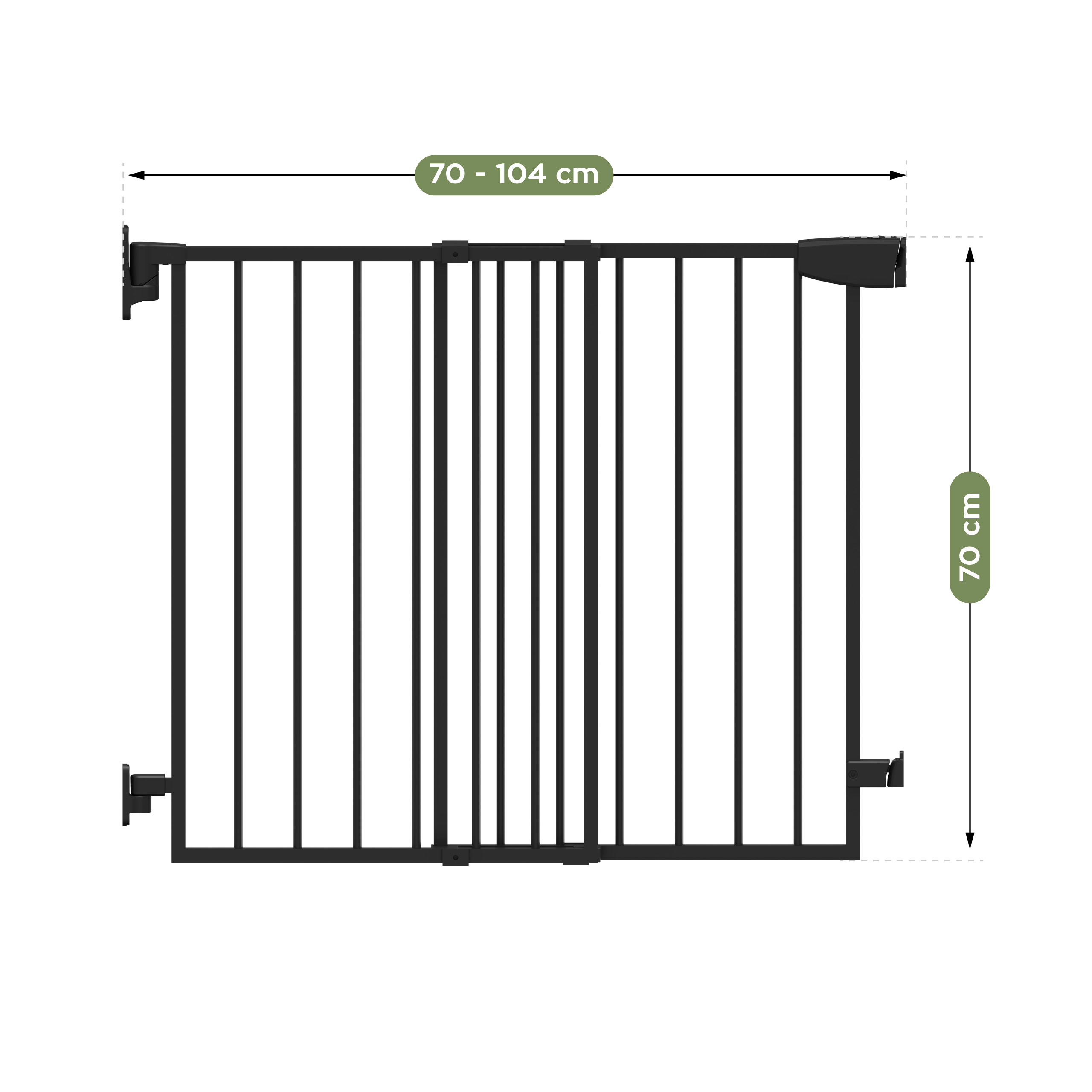 Wymiary barierki ochronnej Guardian