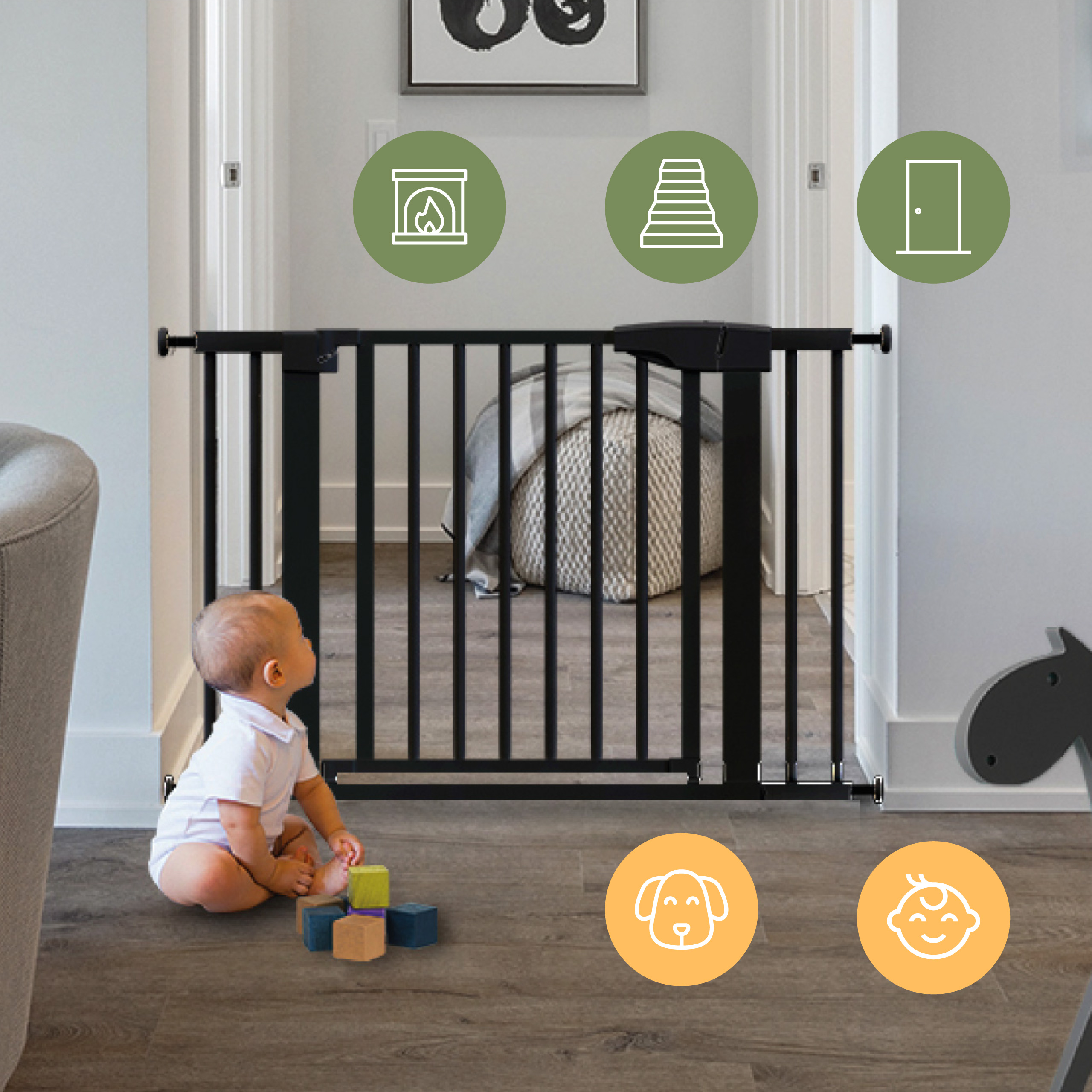 Barierka Tulano Guardian zabezpieczająca korytarz