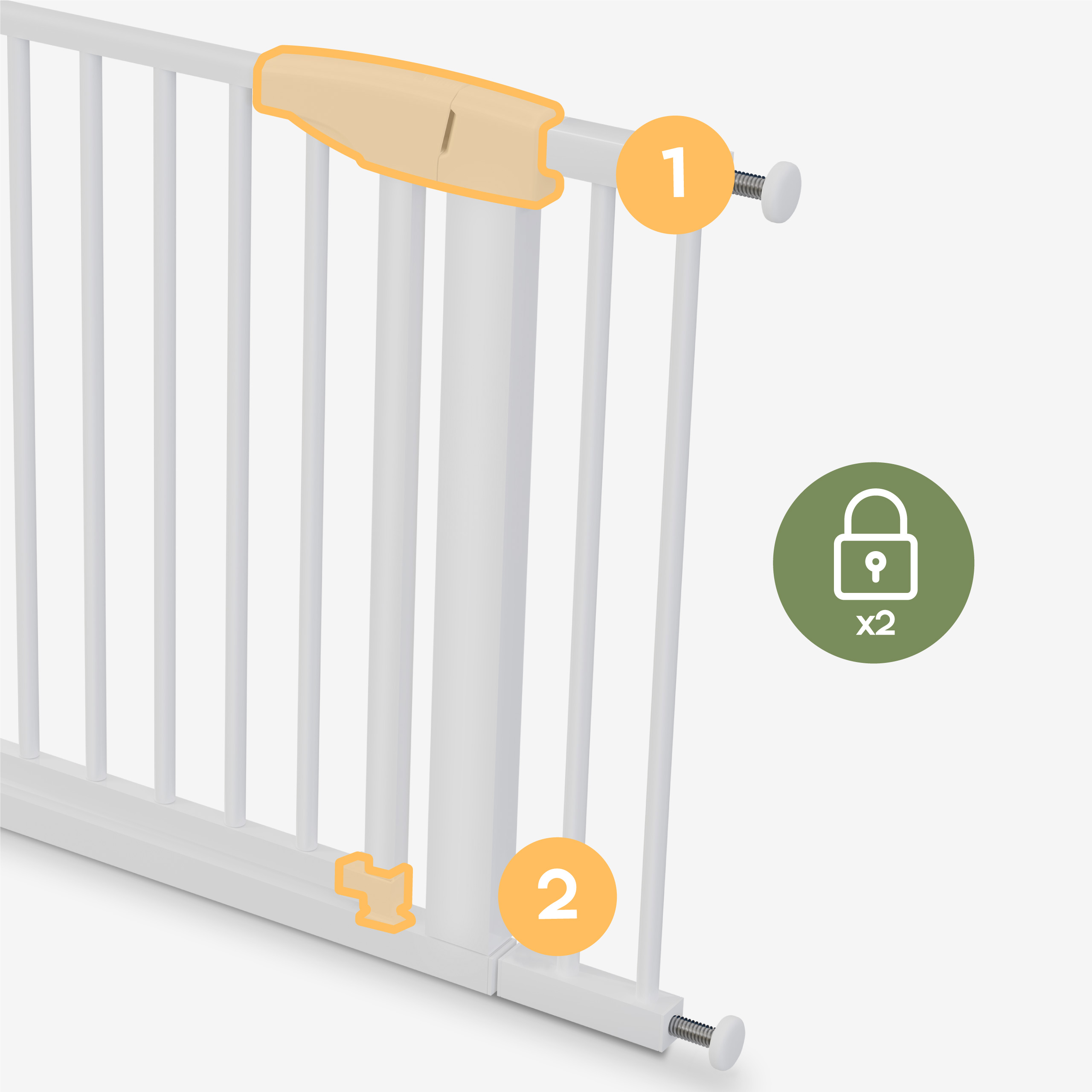 Zamek w barierce Guardian 3.5