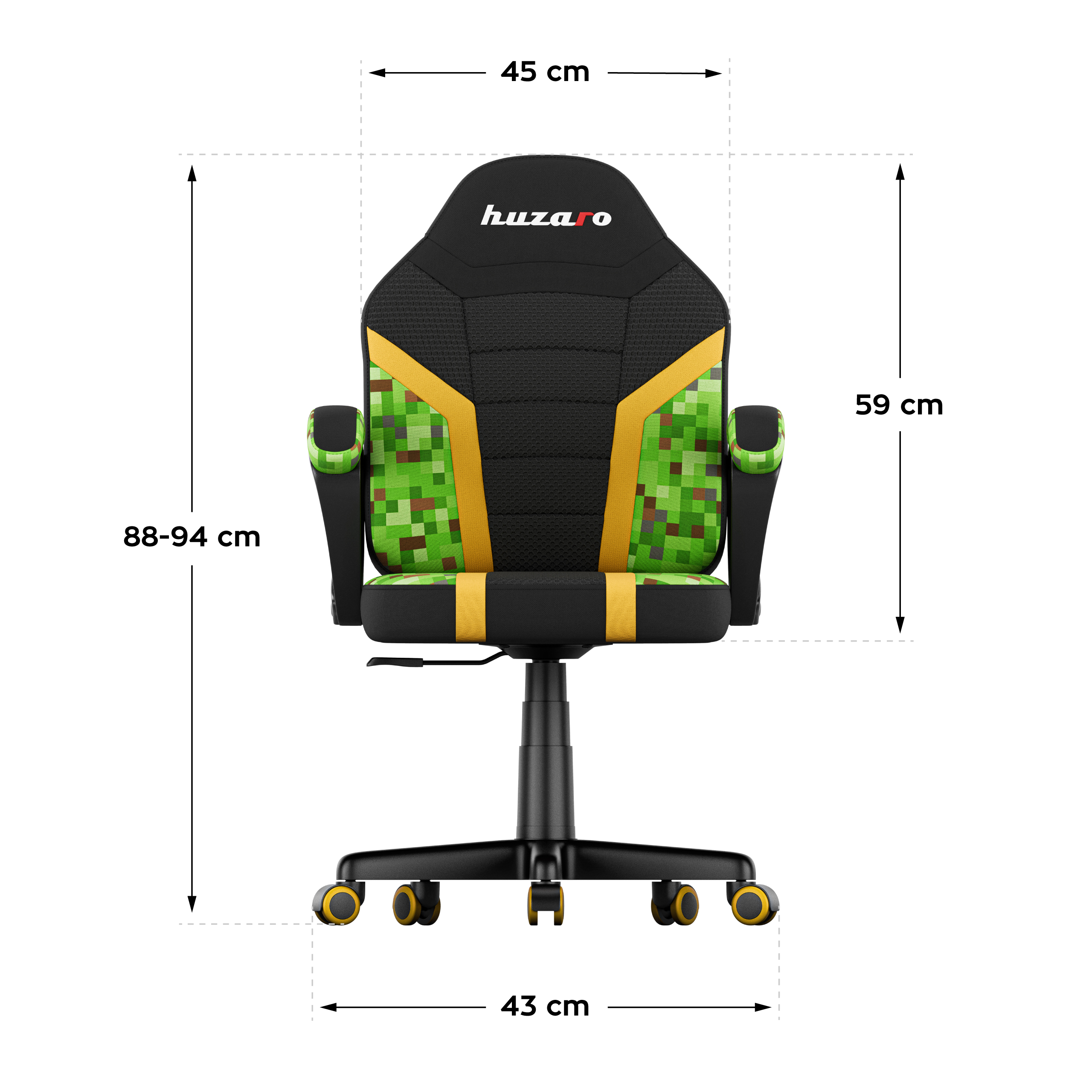 Wymiary fotela Ranger 1.0 Pixel