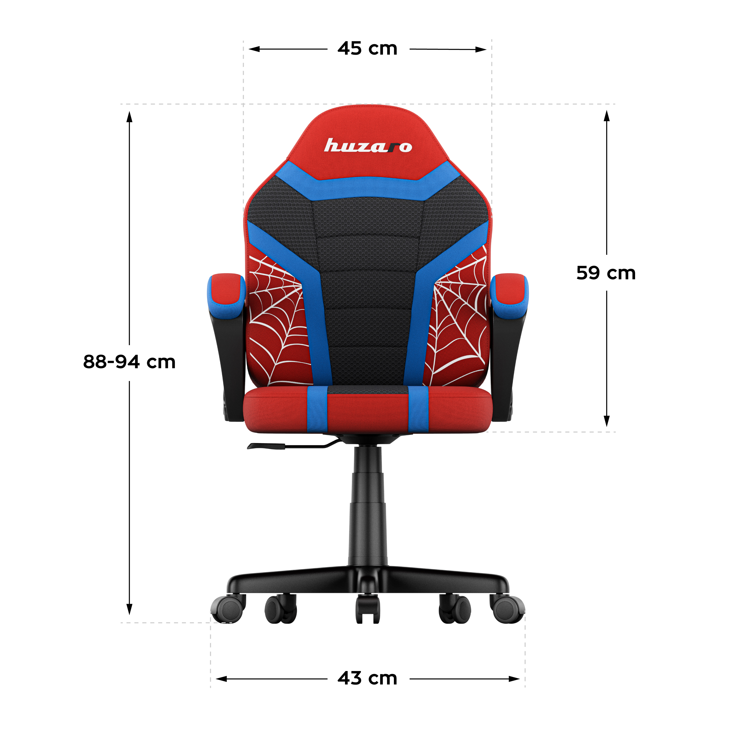 Wymiary fotela Ranger 1.0 Spider