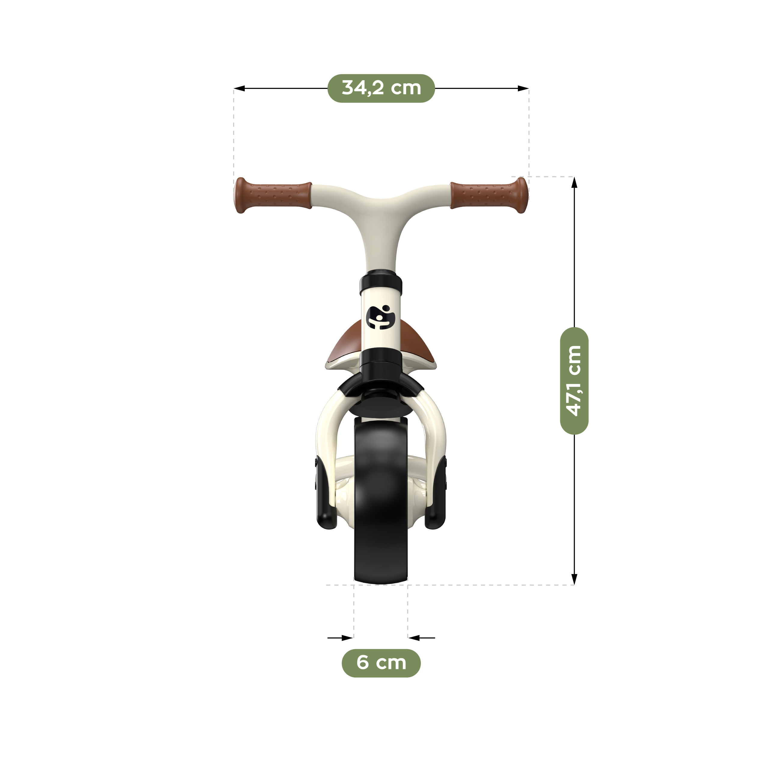 Wymiary rowerka Scout 15