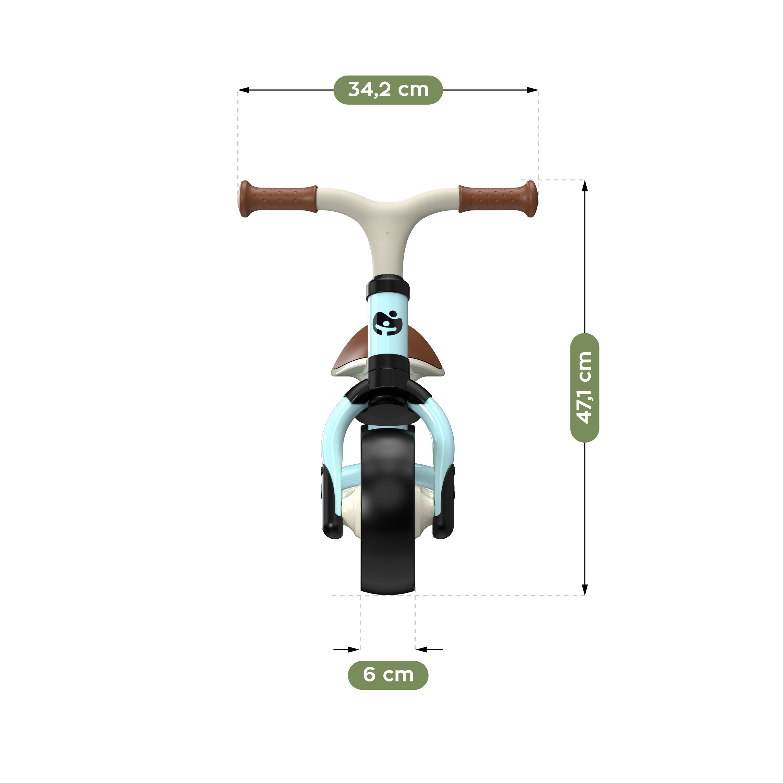 Wymiary rowerka Scout 15